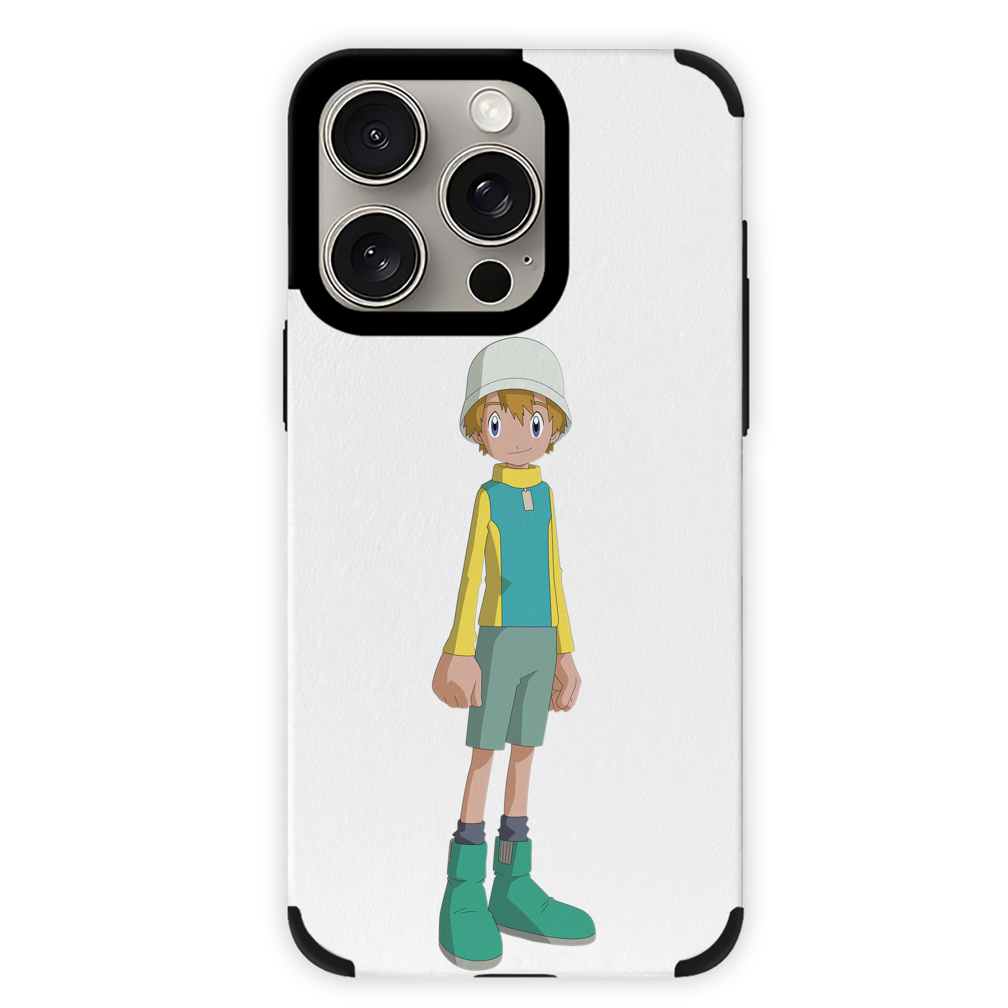 （画像用） Digimon デジタルモンスター/デジモン 【iPhone15ProMax対応】 PUレザー スマホケース 耐衝撃＆黄変防止
