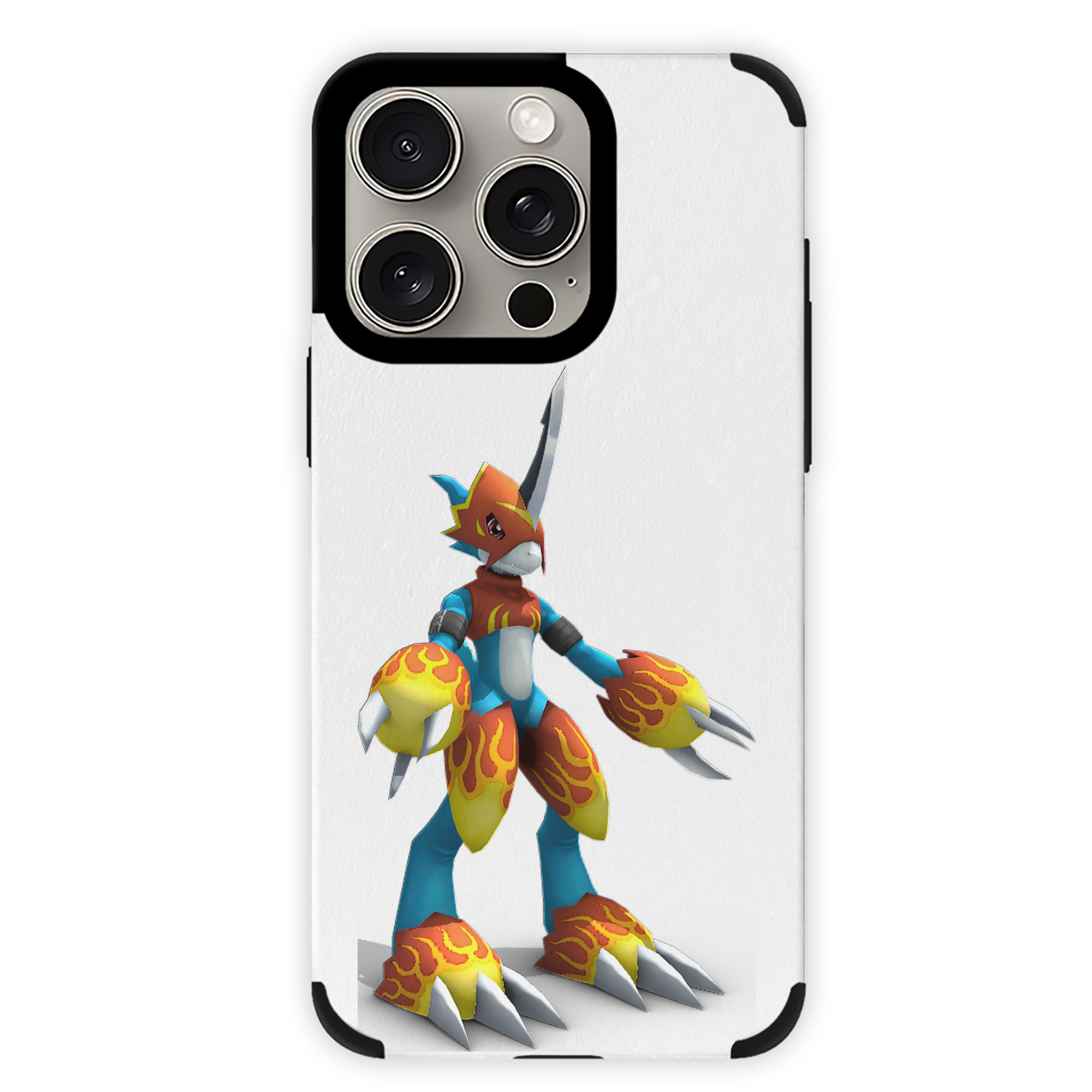 （画像用） Digimon デジタルモンスター/デジモン 【iPhone15ProMax対応】 PUレザー スマホケース 耐衝撃＆黄変防止