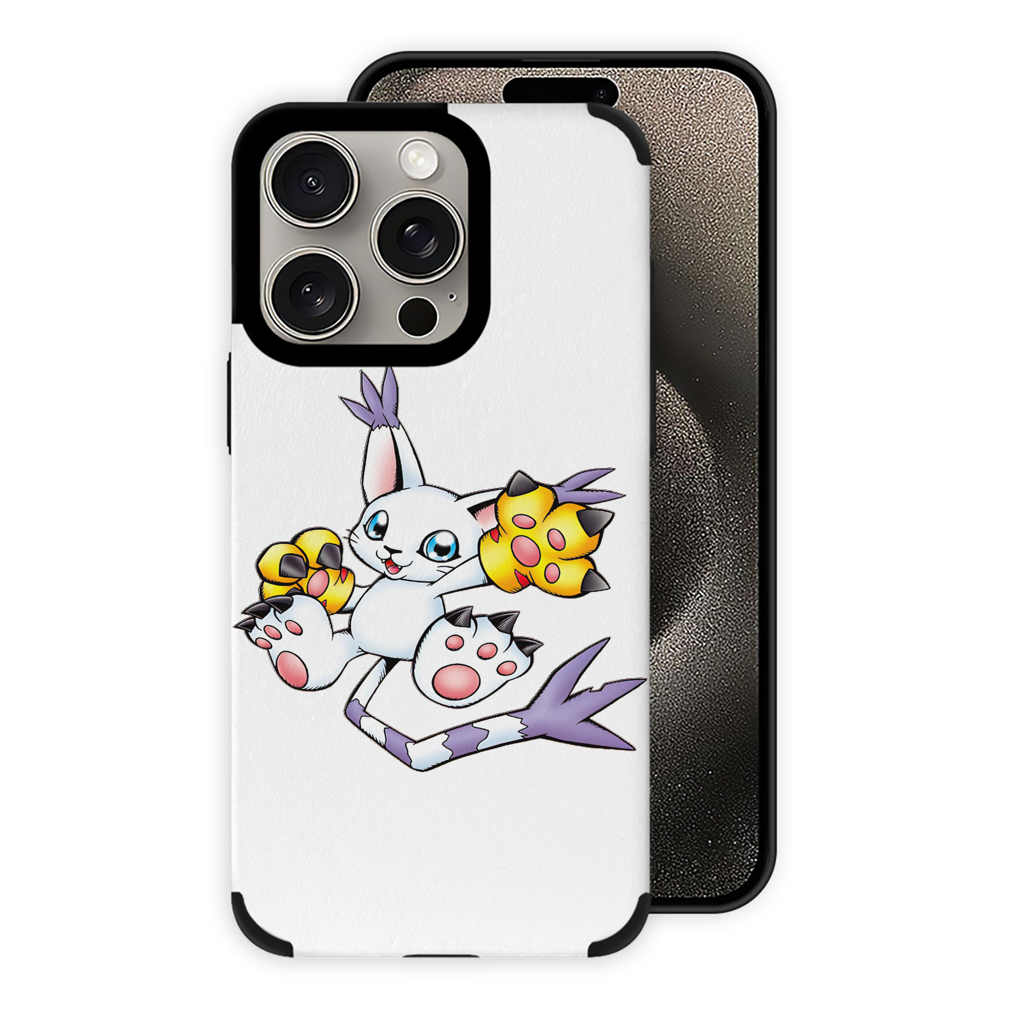 （画像用） Digimon デジタルモンスター/デジモン 【iPhone15ProMax対応】 PUレザー スマホケース 耐衝撃＆黄変防止