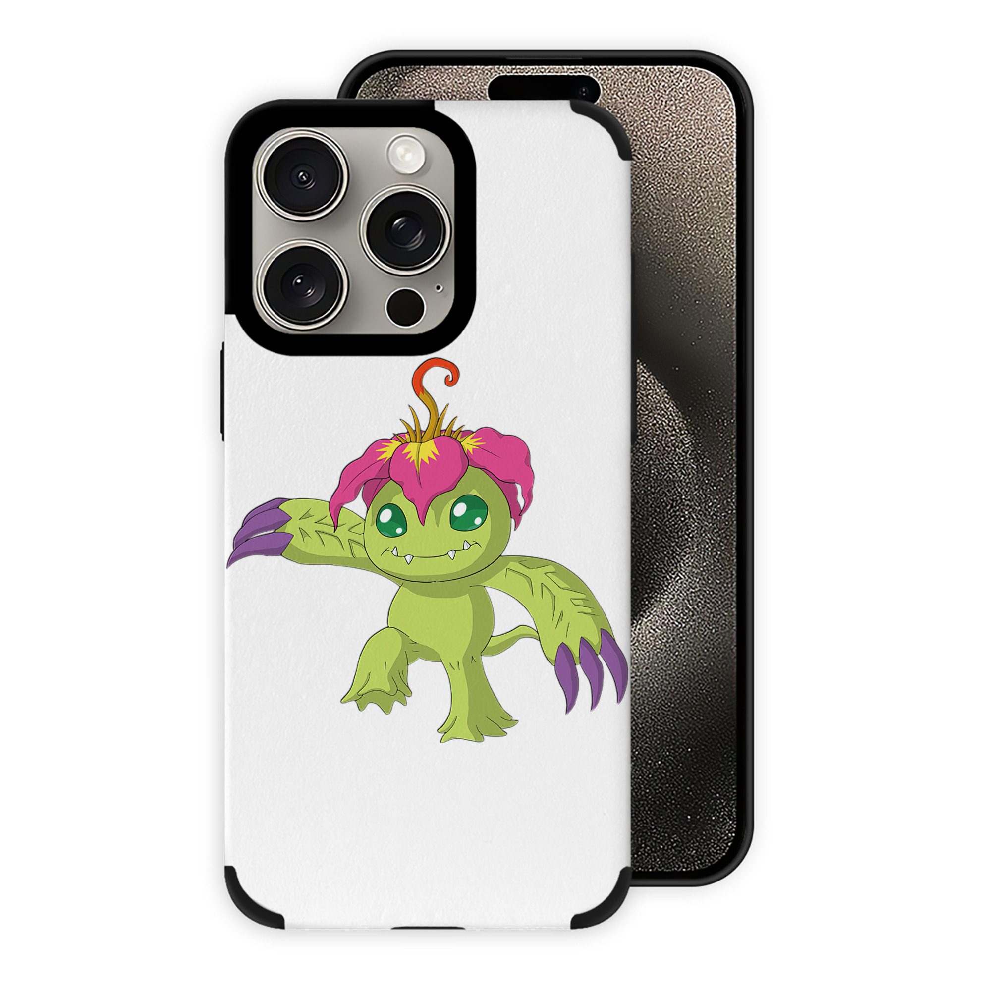 （画像用） Digimon デジタルモンスター/デジモン 【iPhone15ProMax対応】 PUレザー スマホケース 耐衝撃＆黄変防止