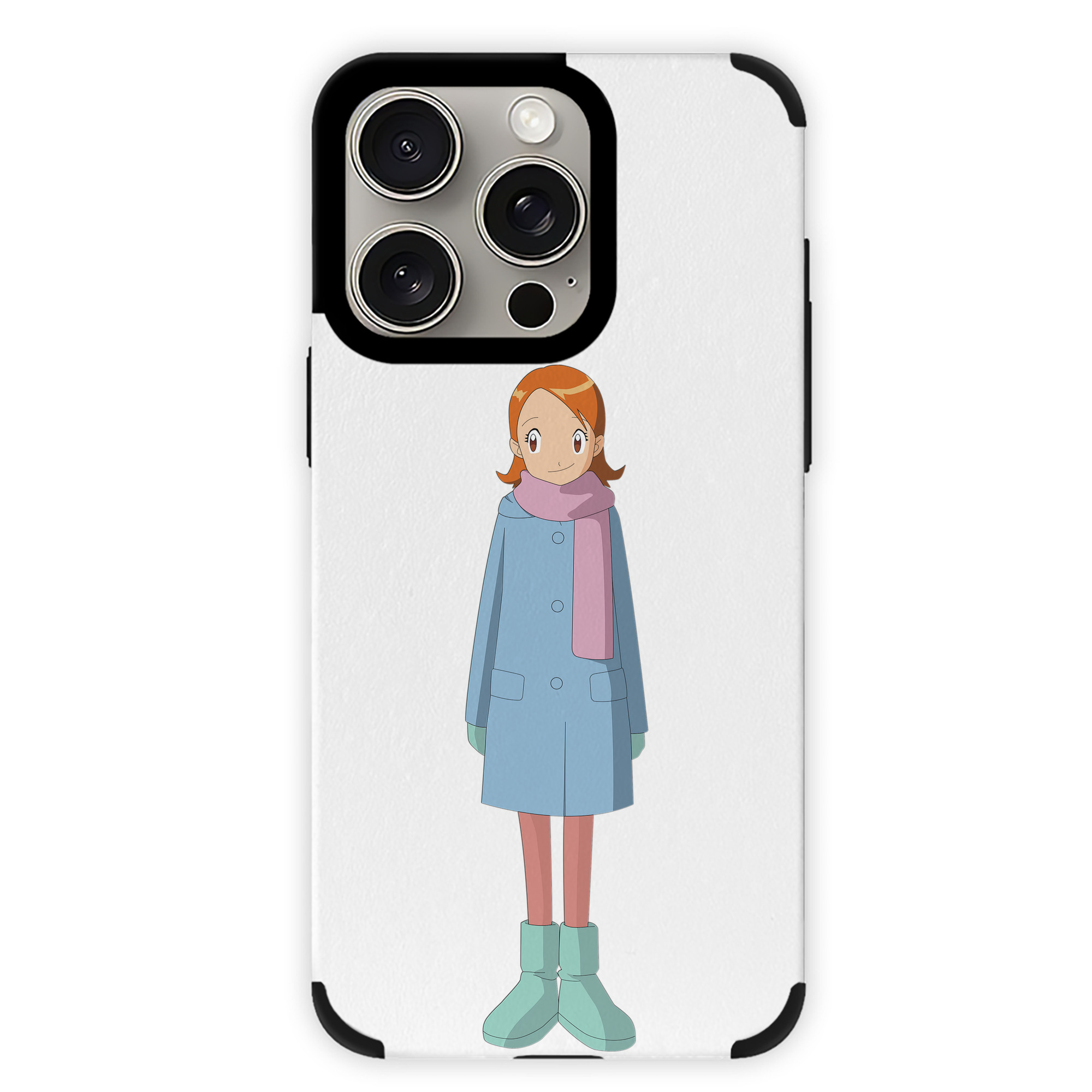 （画像用） Digimon デジタルモンスター/デジモン 【iPhone15ProMax対応】 PUレザー スマホケース 耐衝撃＆黄変防止