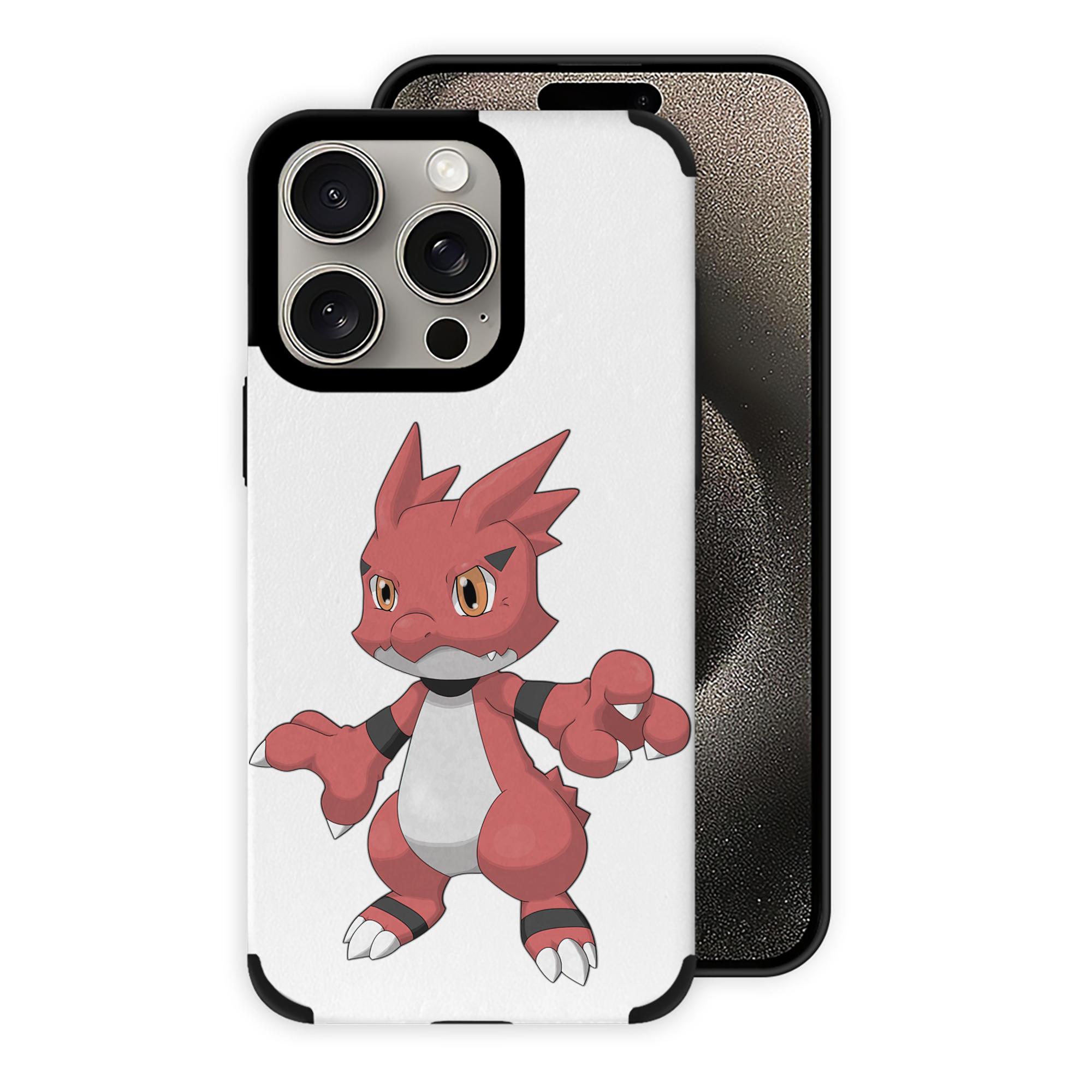 （画像用） Digimon デジタルモンスター/デジモン 【iPhone15ProMax対応】 PUレザー スマホケース 耐衝撃＆黄変防止
