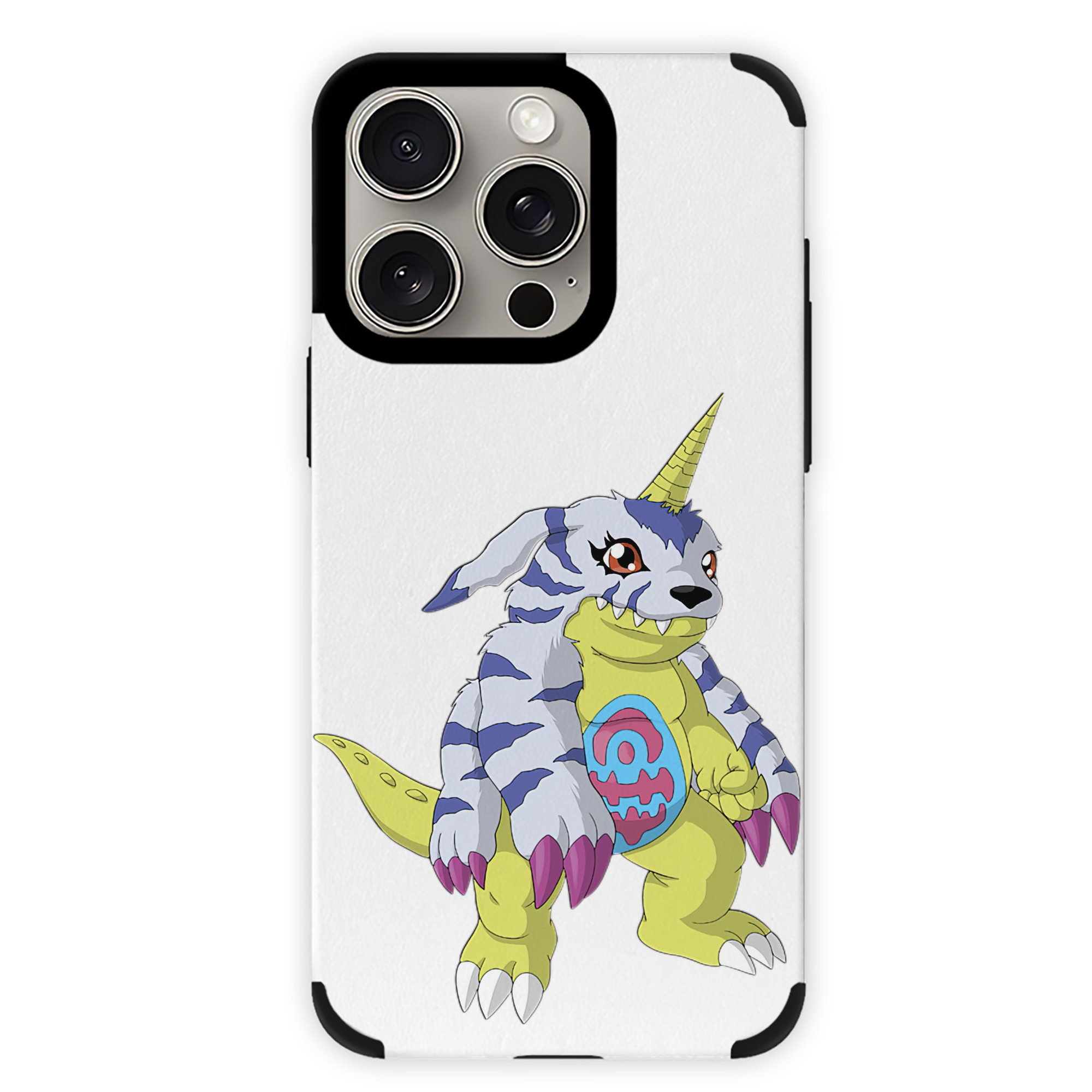 （画像用） Digimon デジタルモンスター/デジモン 【iPhone15ProMax対応】 PUレザー スマホケース 耐衝撃＆黄変防止