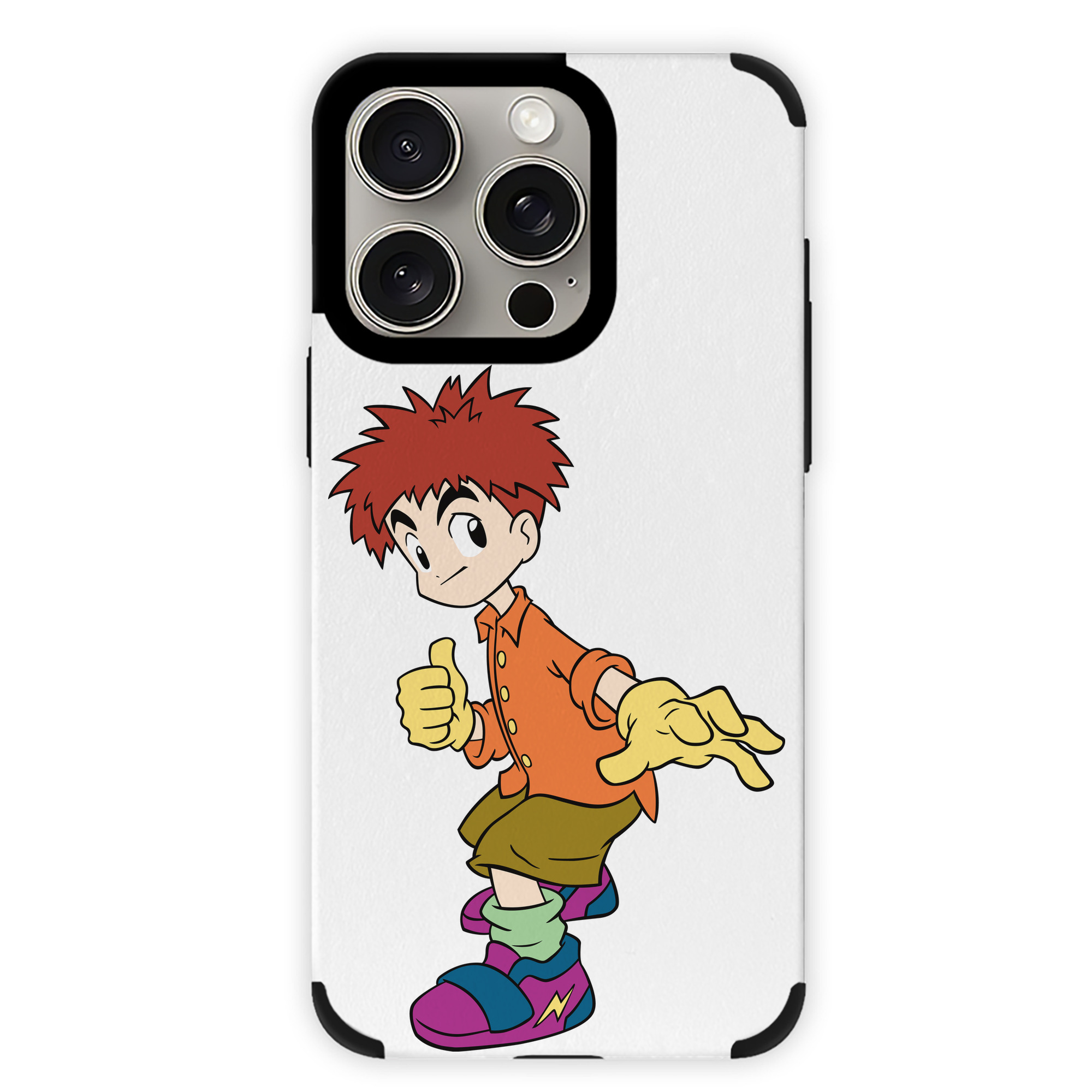 （画像用） Digimon デジタルモンスター/デジモン 【iPhone15ProMax対応】 PUレザー スマホケース 耐衝撃＆黄変防止