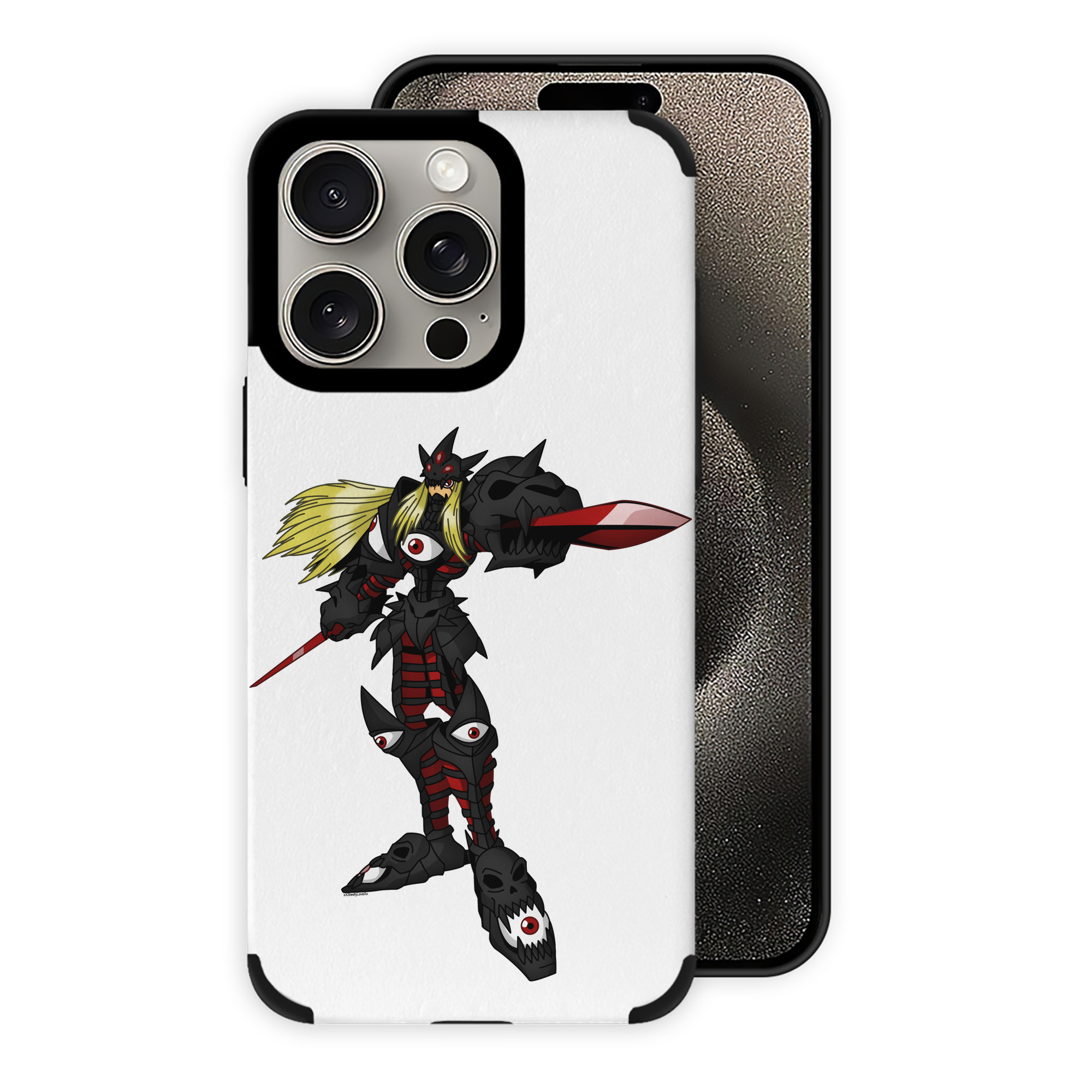（画像用） Digimon デジタルモンスター/デジモン 【iPhone15ProMax対応】 PUレザー スマホケース 耐衝撃＆黄変防止