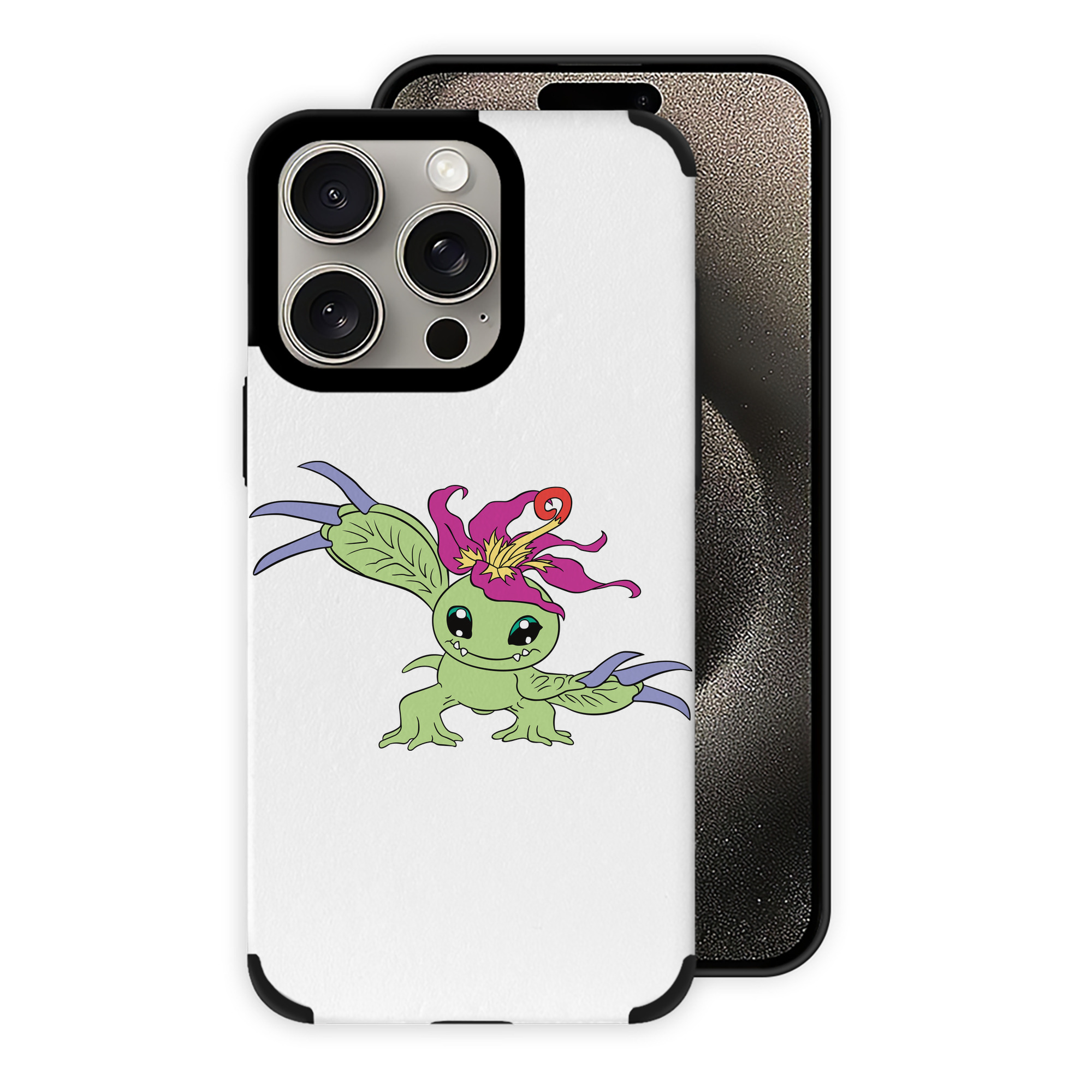 （画像用） Digimon デジタルモンスター/デジモン 【iPhone15ProMax対応】 PUレザー スマホケース 耐衝撃＆黄変防止