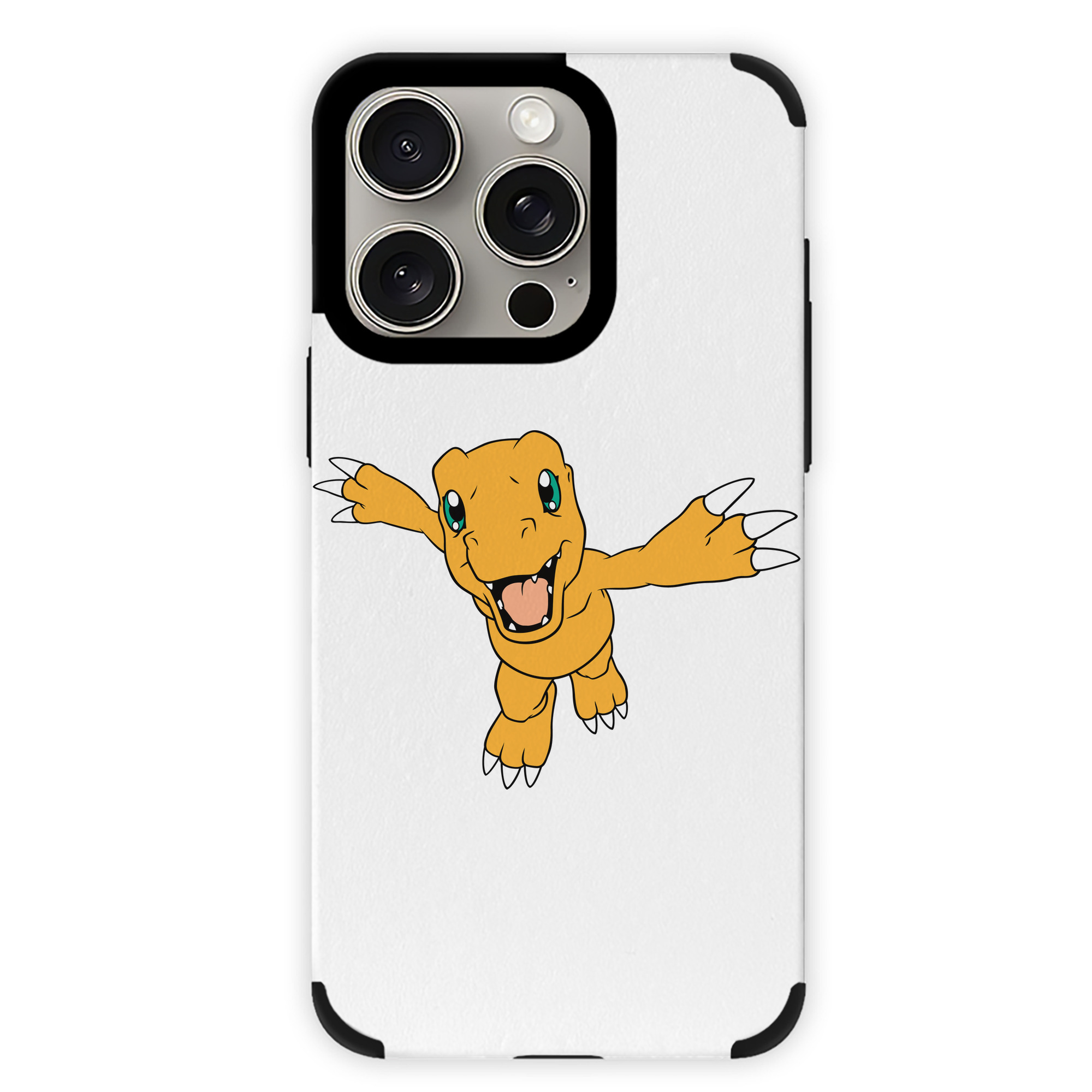 （画像用） Digimon デジタルモンスター/デジモン 【iPhone15ProMax対応】 PUレザー スマホケース 耐衝撃＆黄変防止