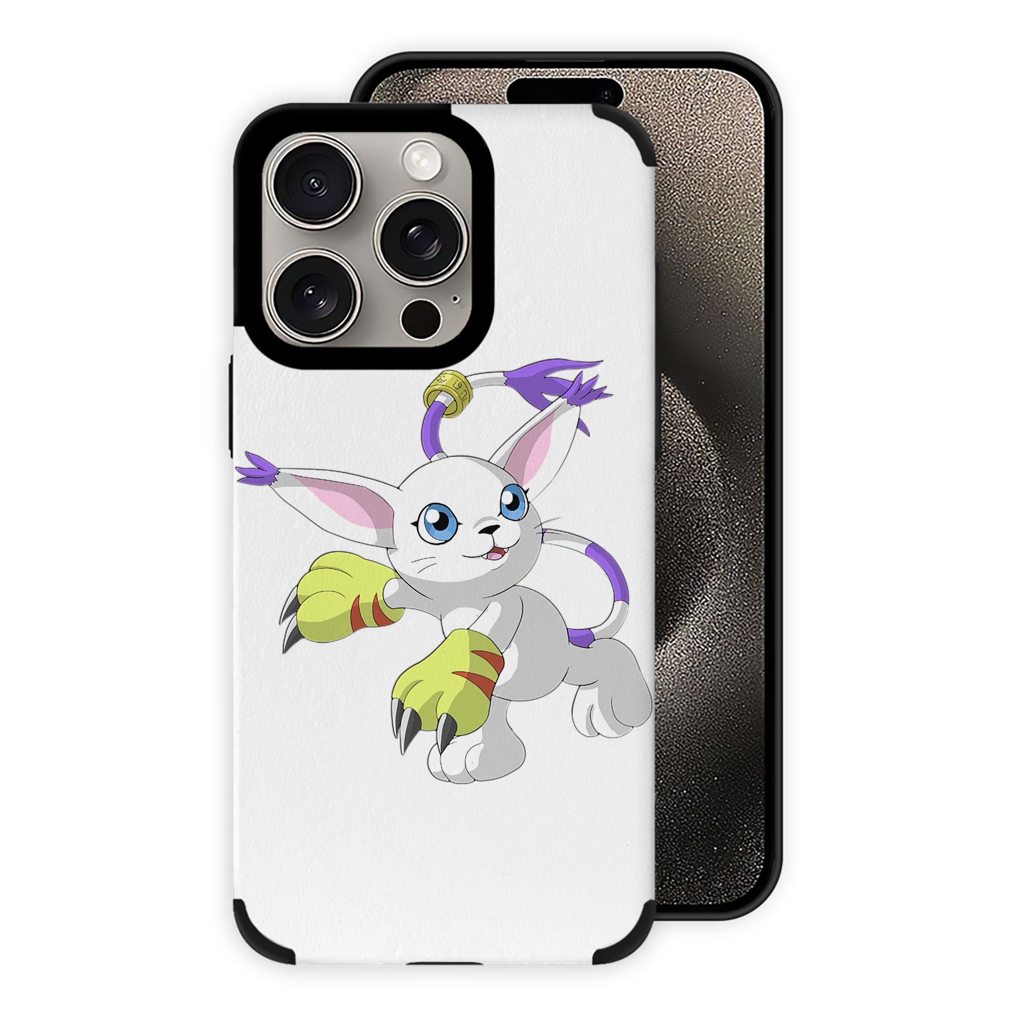 （画像用） Digimon デジタルモンスター/デジモン 【iPhone15ProMax対応】 PUレザー スマホケース 耐衝撃＆黄変防止
