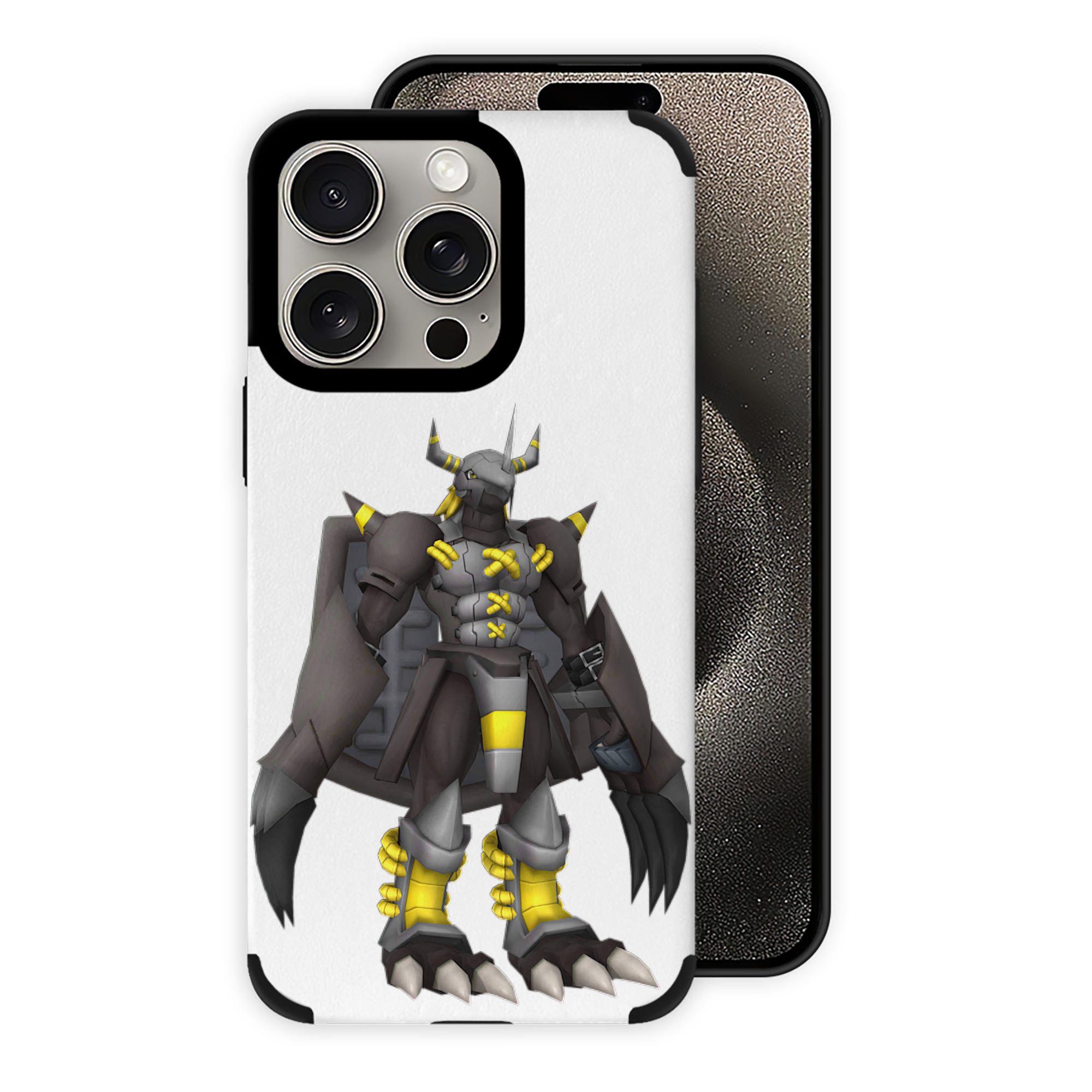 （画像用） Digimon デジタルモンスター/デジモン 【iPhone15ProMax対応】 PUレザー スマホケース 耐衝撃＆黄変防止