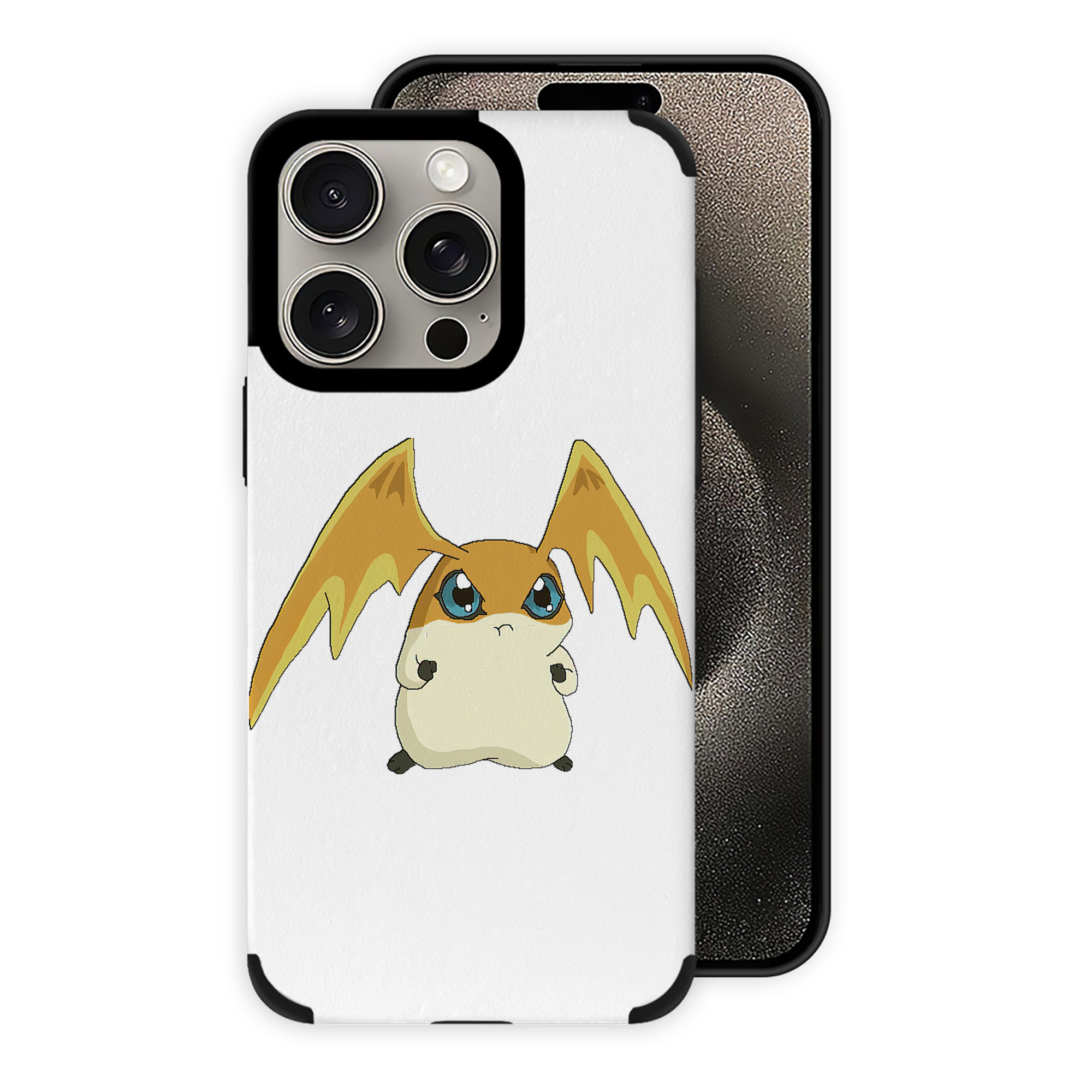 （画像用） Digimon デジタルモンスター/デジモン 【iPhone15ProMax対応】 PUレザー スマホケース 耐衝撃＆黄変防止