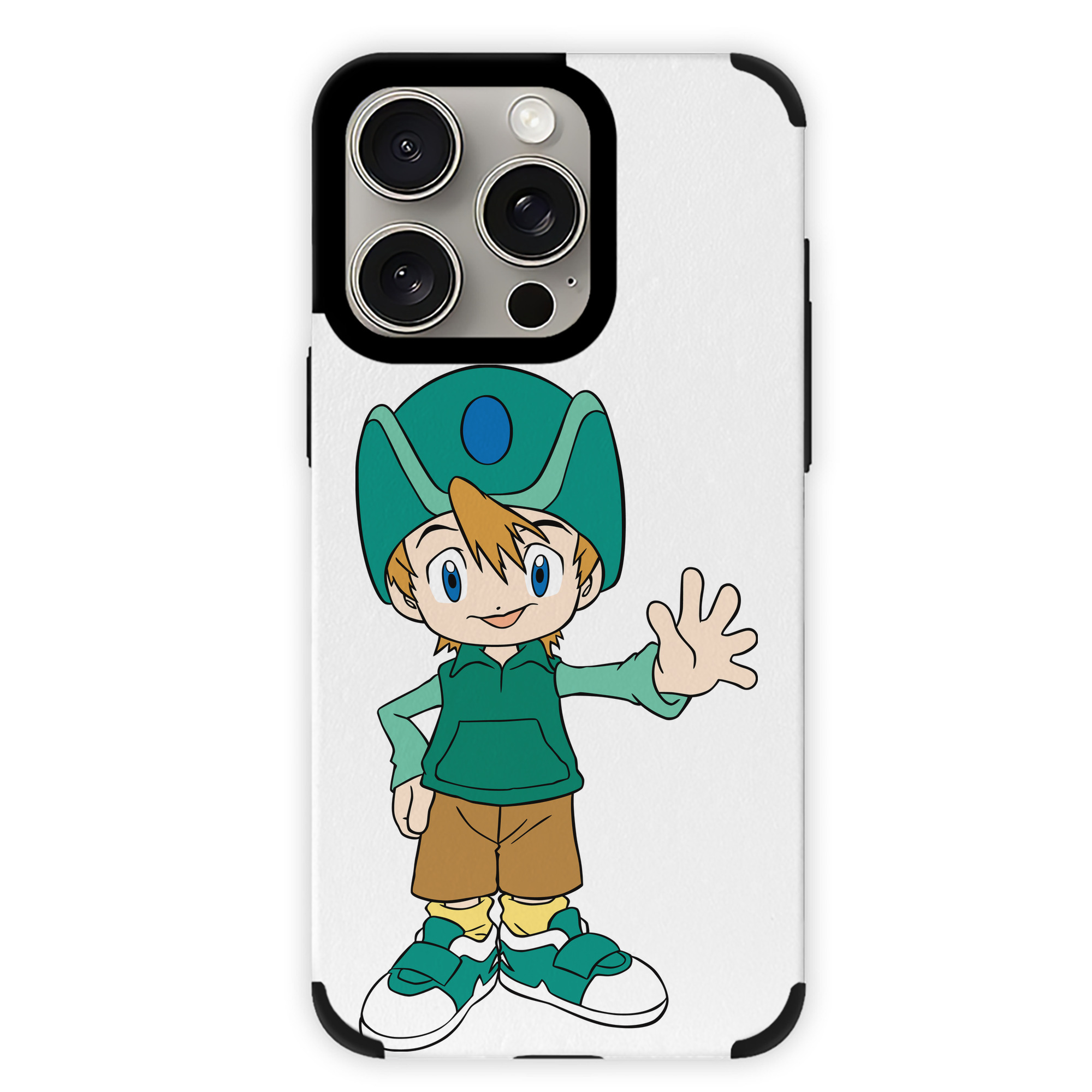 （画像用） Digimon デジタルモンスター/デジモン 【iPhone15ProMax対応】 PUレザー スマホケース 耐衝撃＆黄変防止