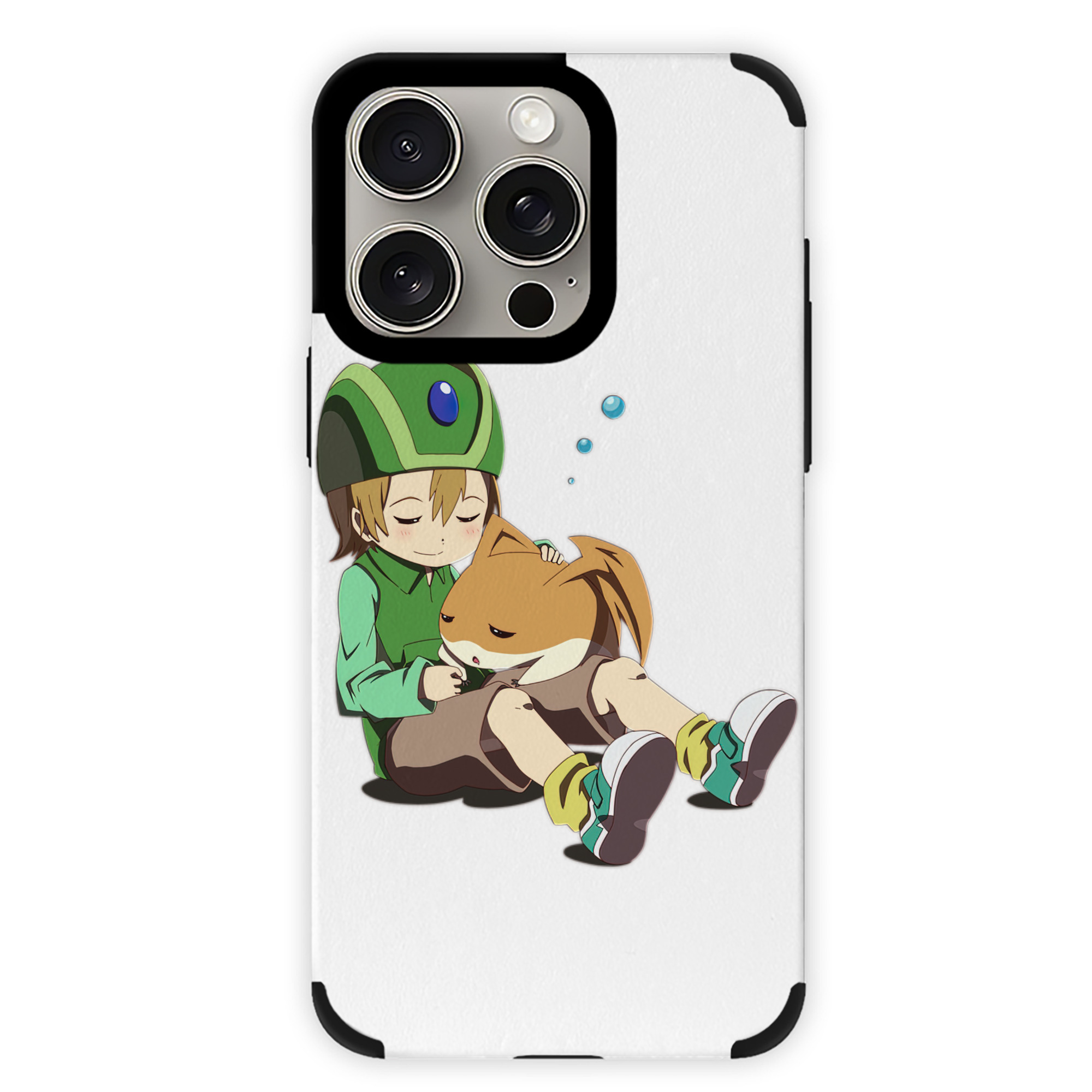 （画像用） Digimon デジタルモンスター/デジモン 【iPhone15ProMax対応】 PUレザー スマホケース 耐衝撃＆黄変防止