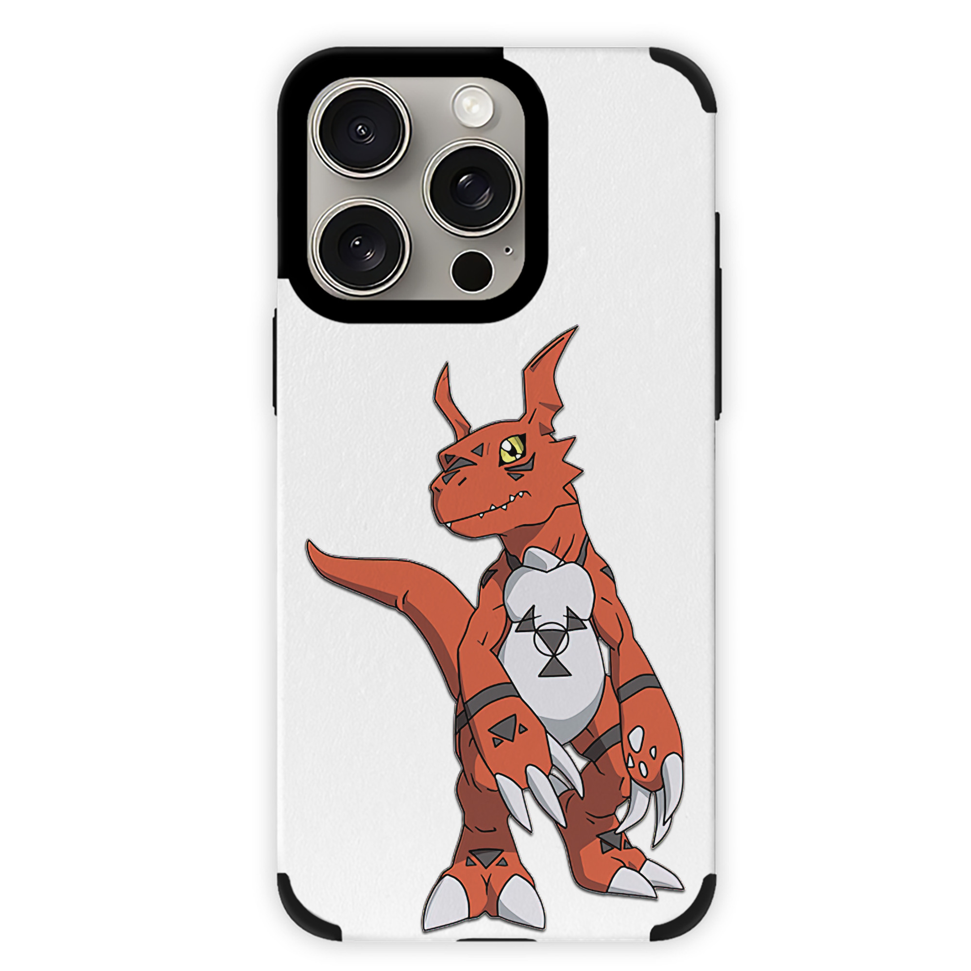 （画像用） Digimon デジタルモンスター/デジモン 【iPhone15ProMax対応】 PUレザー スマホケース 耐衝撃＆黄変防止