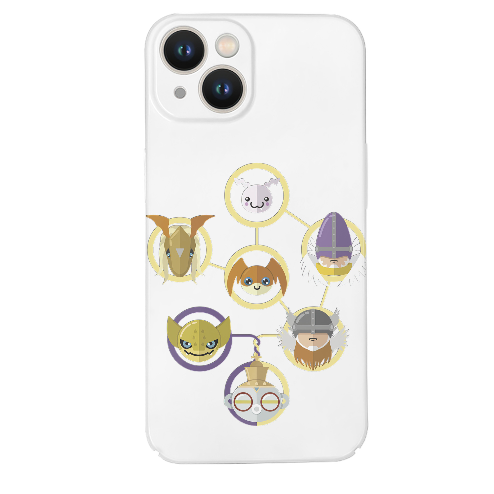 （画像用） Digimon デジタルモンスター/デジモン 【iPhone 14シリーズ対応】ハードケース