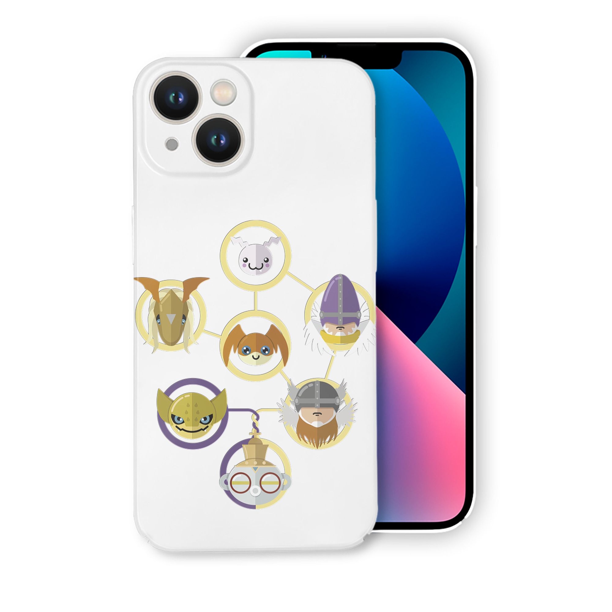 （画像用） Digimon デジタルモンスター/デジモン 【iPhone 14シリーズ対応】ハードケース
