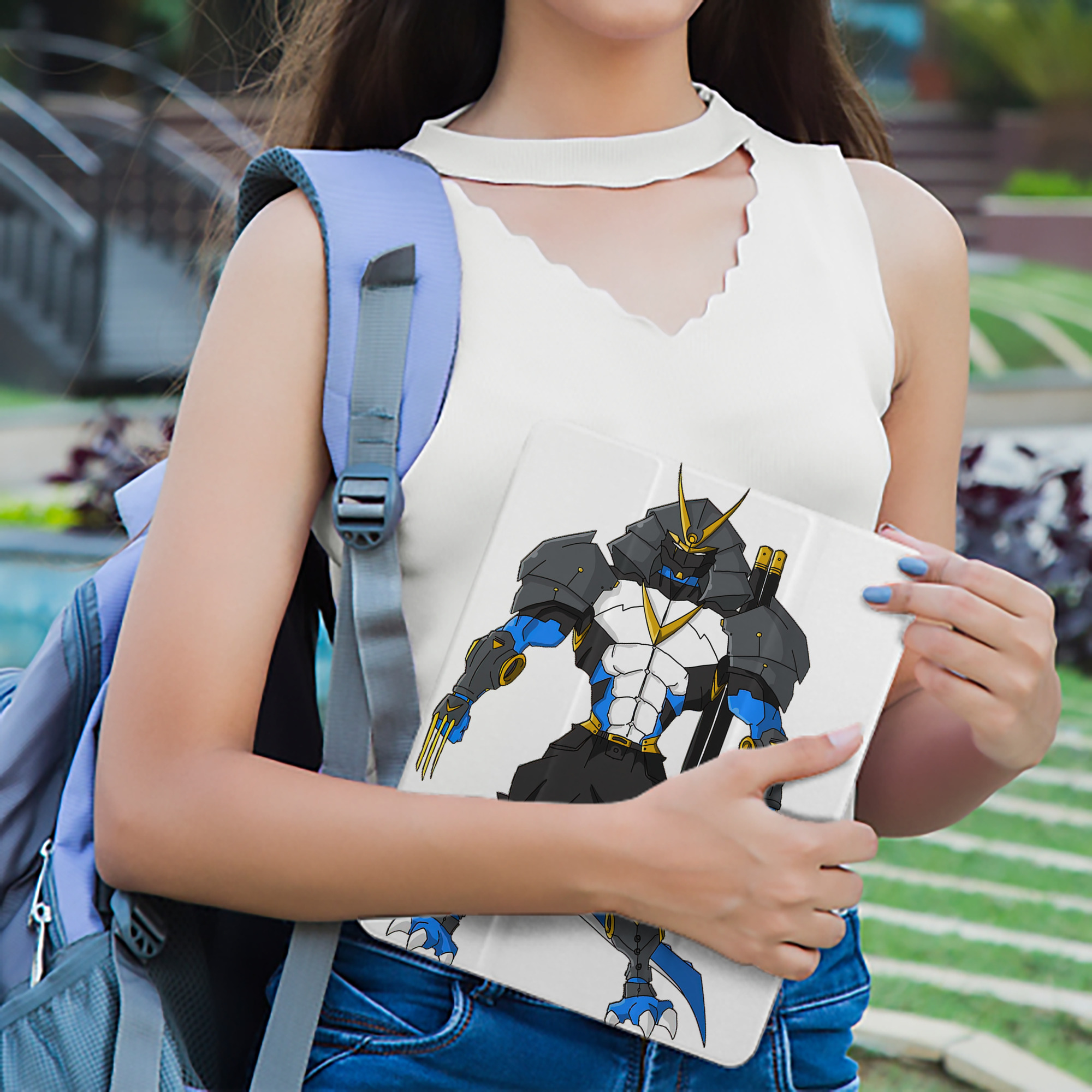 Digimon デジタルモンスター/デジモン IPad ケース ペン収納付き 三つ折りスタンド PUレザー×シリコン 対応機種9.5/10.5/10.9インチ
