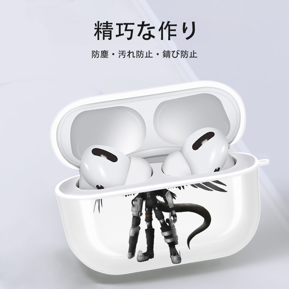 Digimon デジタルモンスター/デジモン 【AirPods Pro用】ハードシェル保護ケース 耐衝撃・防指紋・カラビナ付き商品仕様