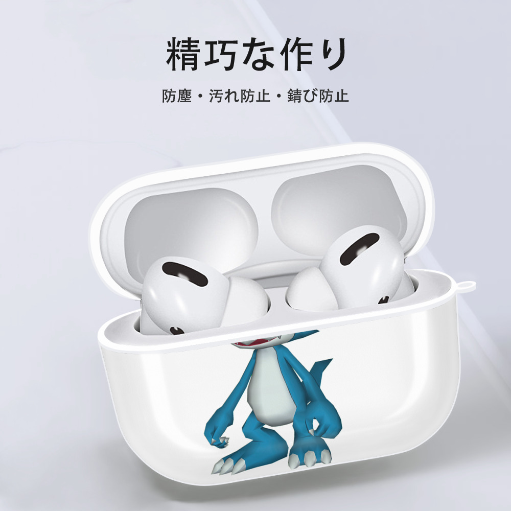 Digimon デジタルモンスター/デジモン 【AirPods Pro用】ハードシェル保護ケース 耐衝撃・防指紋・カラビナ付き商品仕様