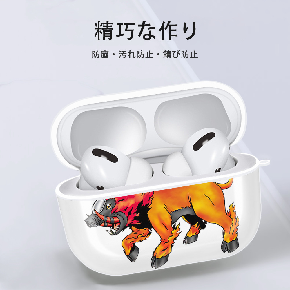Digimon デジタルモンスター/デジモン 【AirPods Pro用】ハードシェル保護ケース 耐衝撃・防指紋・カラビナ付き商品仕様