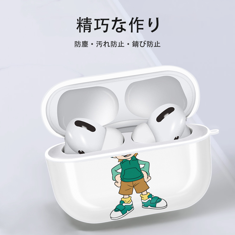 Digimon デジタルモンスター/デジモン 【AirPods Pro用】ハードシェル保護ケース 耐衝撃・防指紋・カラビナ付き商品仕様