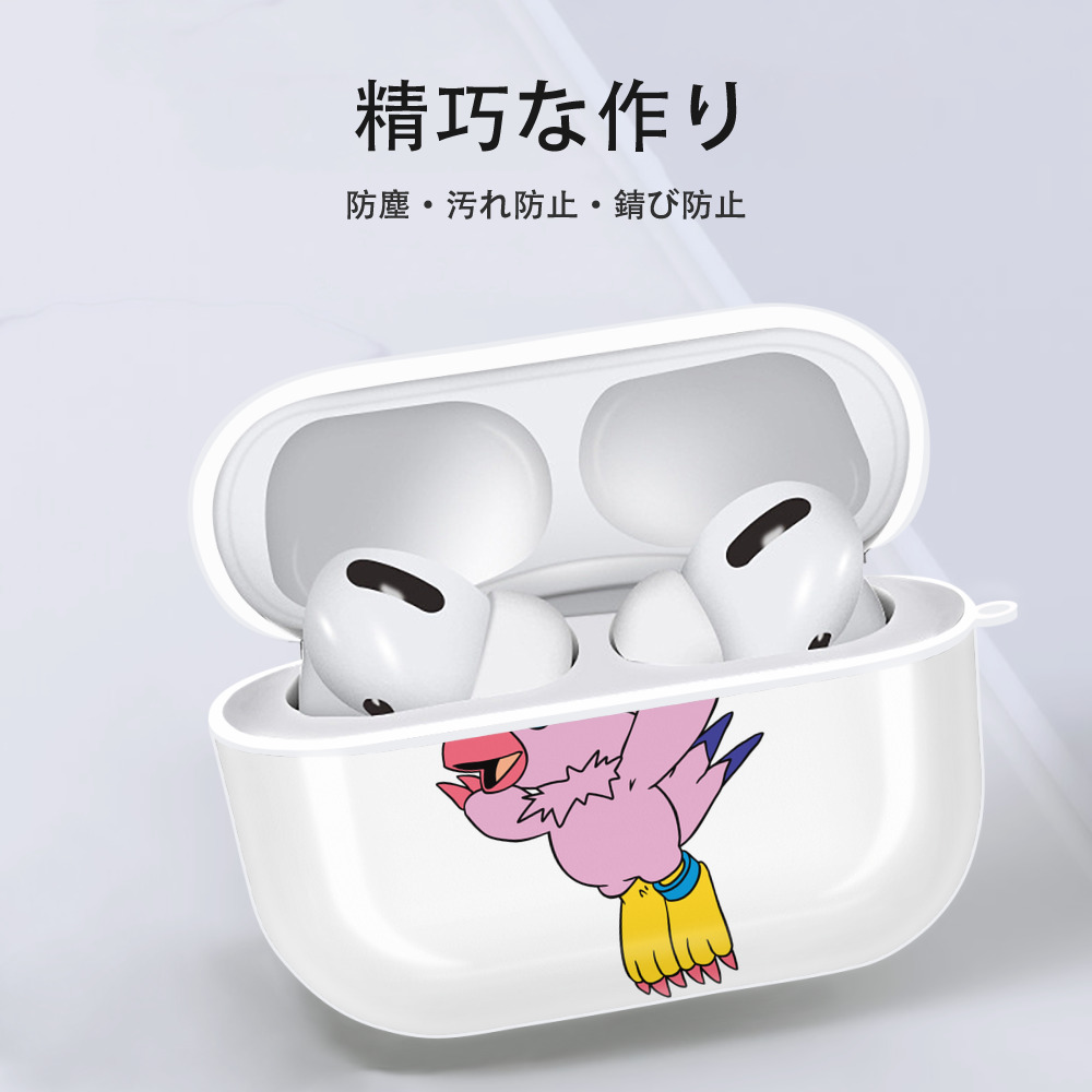 Digimon デジタルモンスター/デジモン 【AirPods Pro用】ハードシェル保護ケース 耐衝撃・防指紋・カラビナ付き商品仕様
