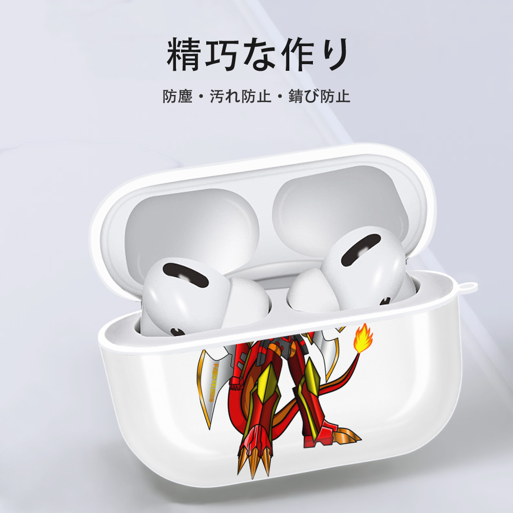 Digimon デジタルモンスター/デジモン 【AirPods Pro用】ハードシェル保護ケース 耐衝撃・防指紋・カラビナ付き商品仕様