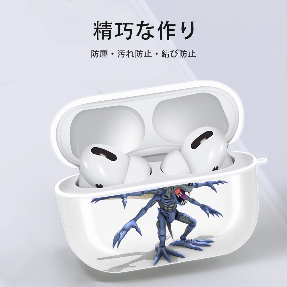 Digimon デジタルモンスター/デジモン 【AirPods Pro用】ハードシェル保護ケース 耐衝撃・防指紋・カラビナ付き商品仕様