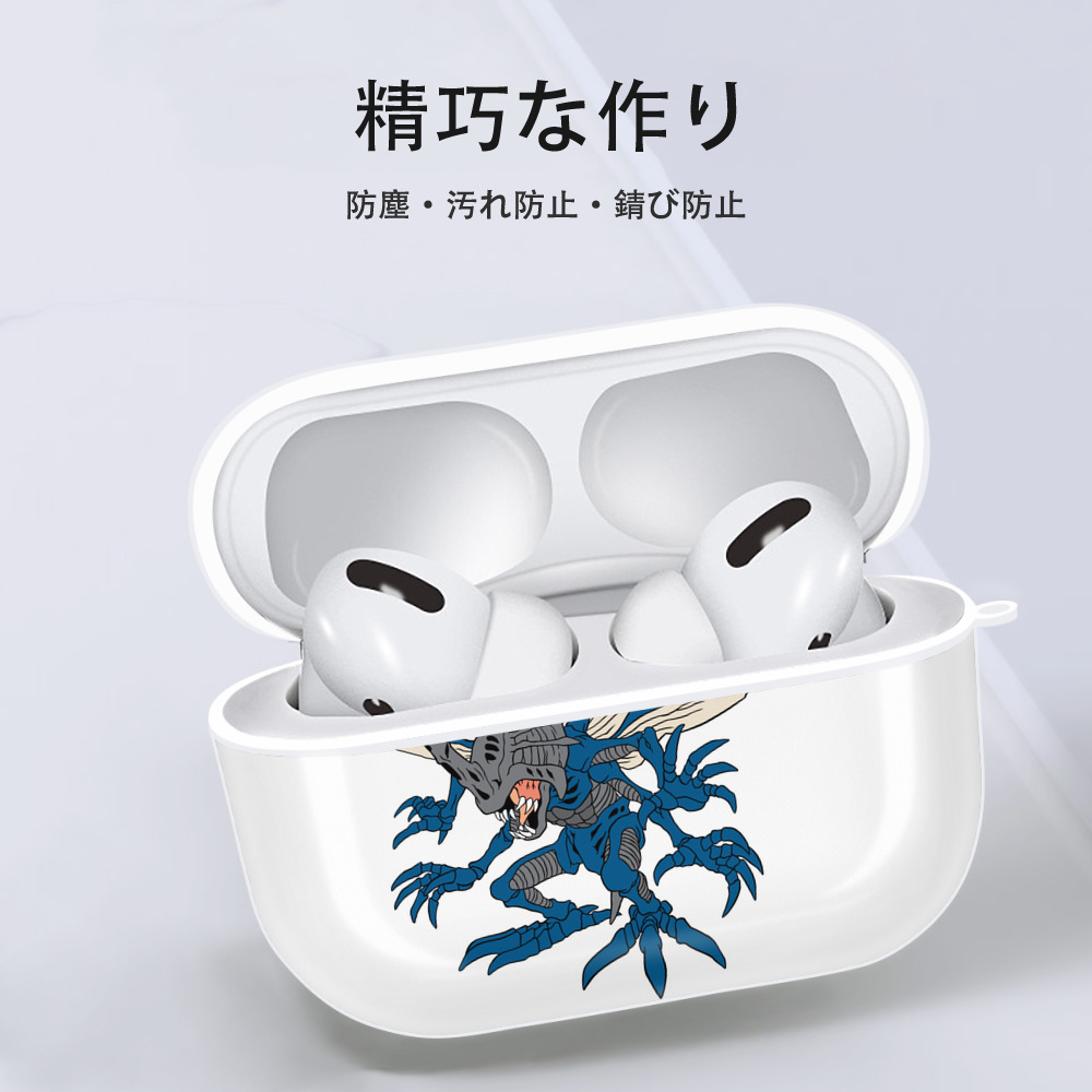 Digimon デジタルモンスター/デジモン 【AirPods Pro用】ハードシェル保護ケース 耐衝撃・防指紋・カラビナ付き商品仕様