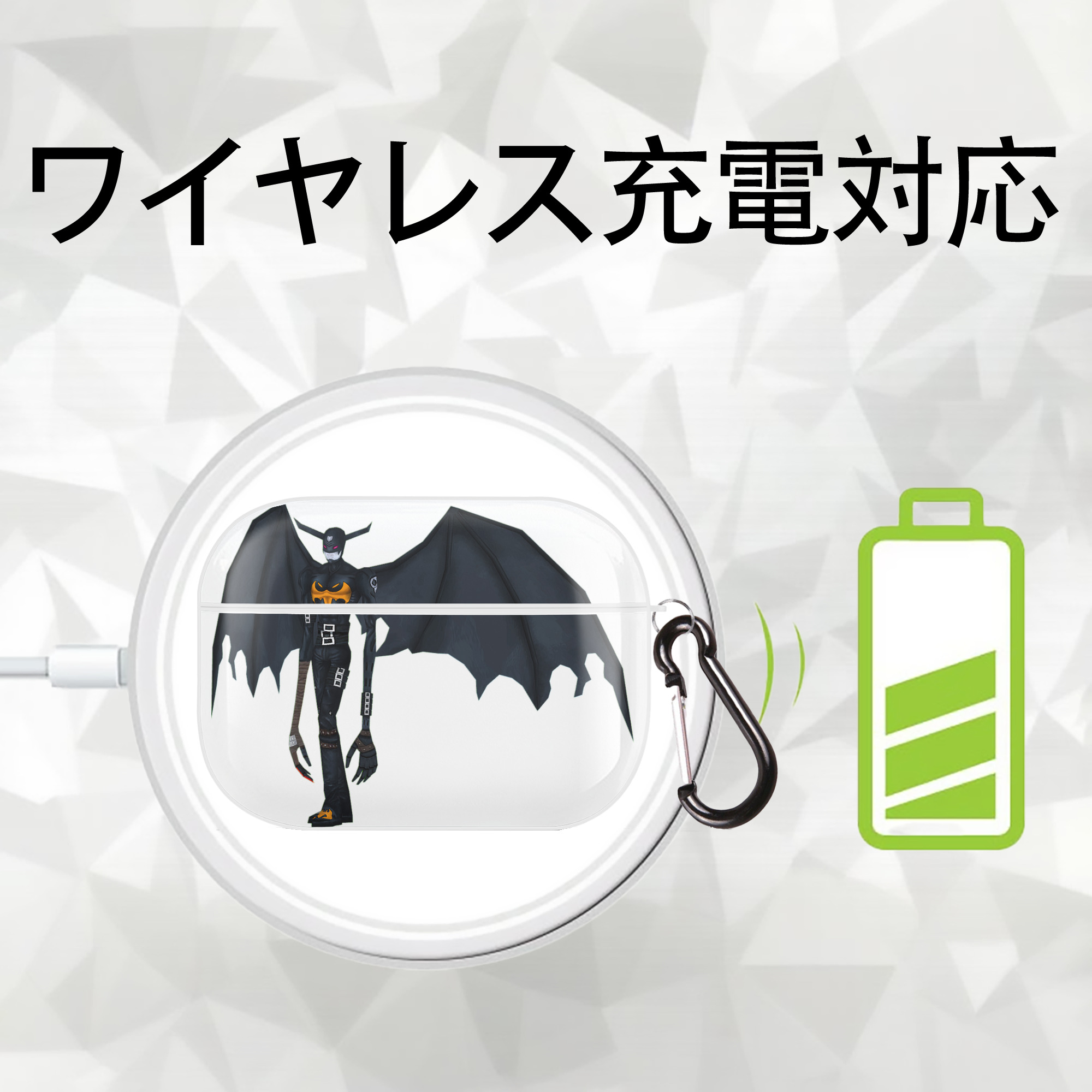 Digimon デジタルモンスター/デジモン 【AirPods Pro用】ハードシェル保護ケース 耐衝撃・防指紋・カラビナ付き商品仕様