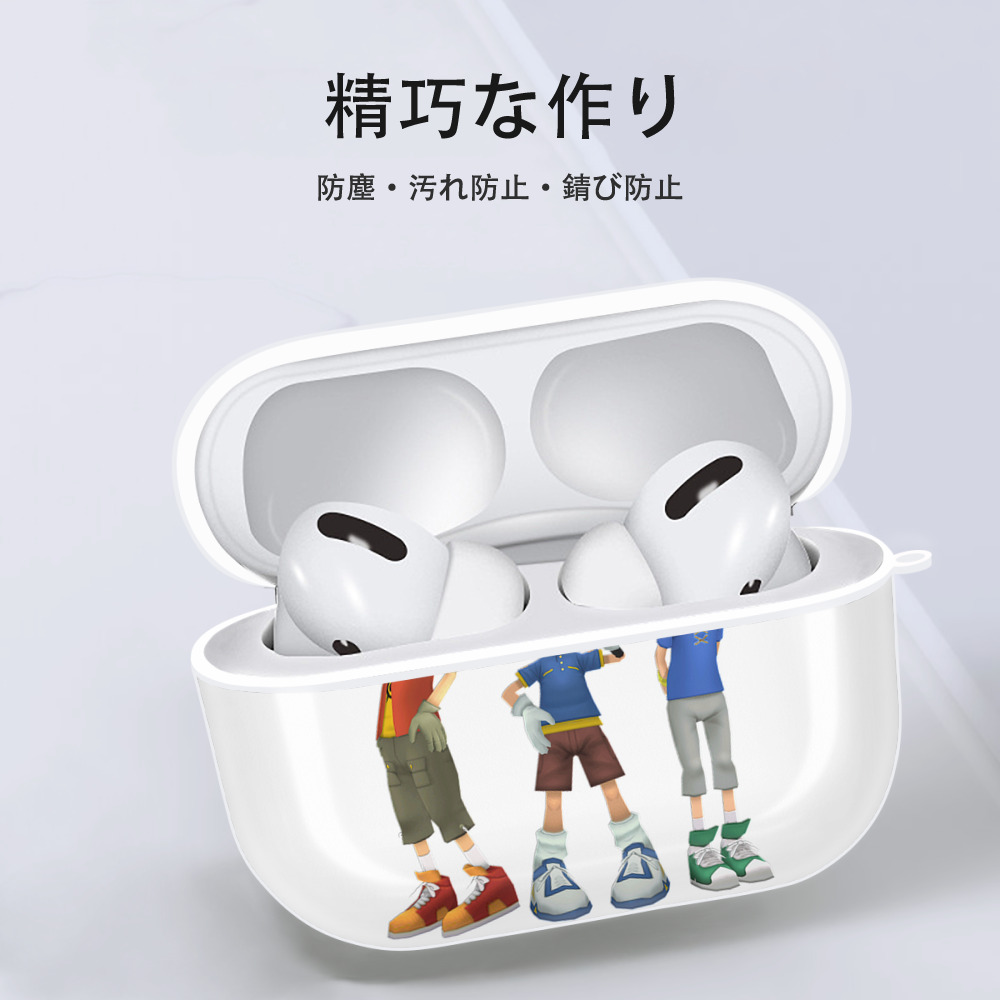 Digimon デジタルモンスター/デジモン 【AirPods Pro用】ハードシェル保護ケース 耐衝撃・防指紋・カラビナ付き商品仕様