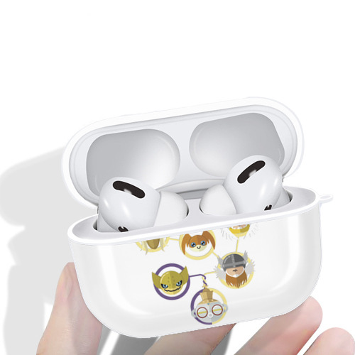 Digimon デジタルモンスター/デジモン 【AirPods Pro用】ハードシェル保護ケース 耐衝撃・防指紋・カラビナ付き商品仕様