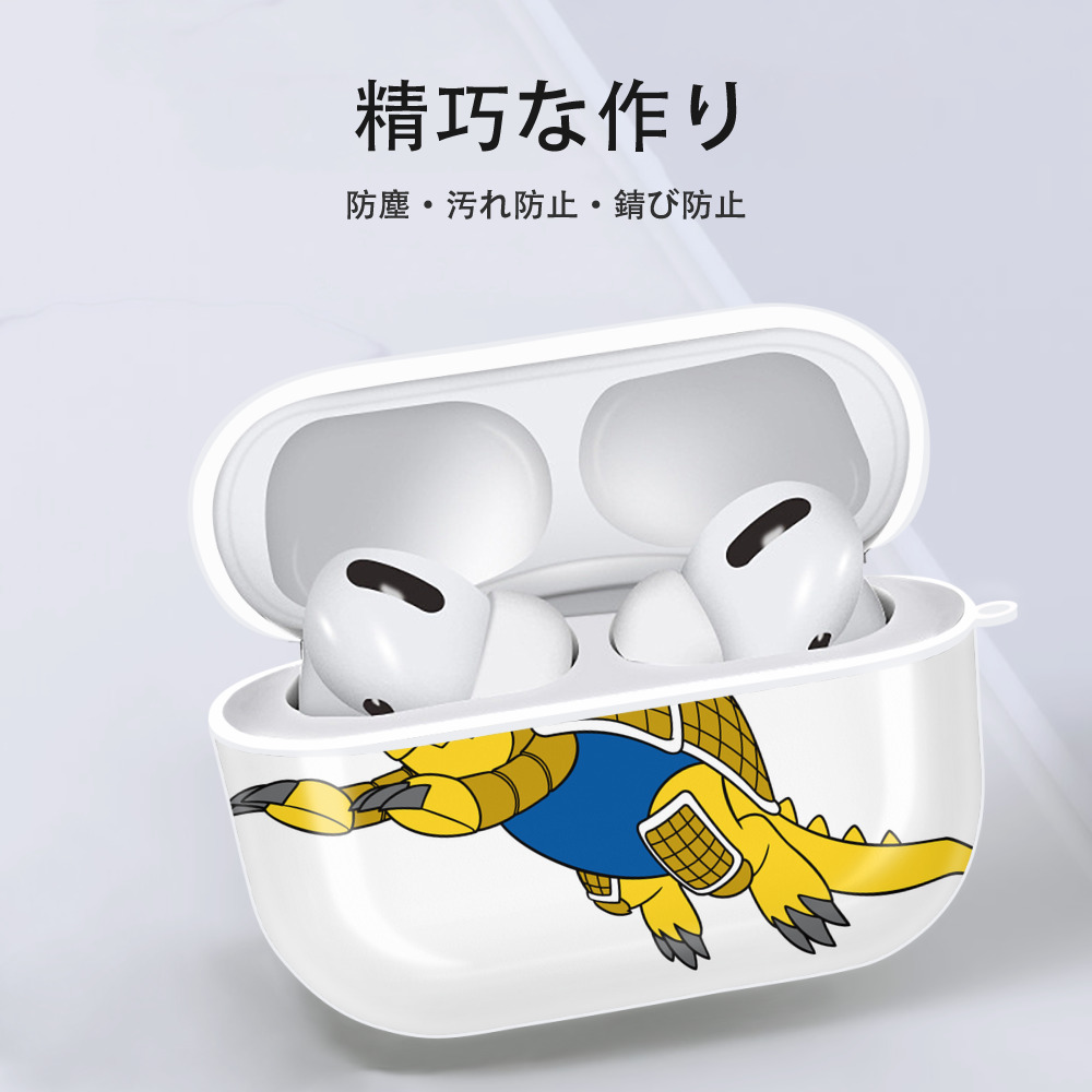 Digimon デジタルモンスター/デジモン 【AirPods Pro用】ハードシェル保護ケース 耐衝撃・防指紋・カラビナ付き商品仕様
