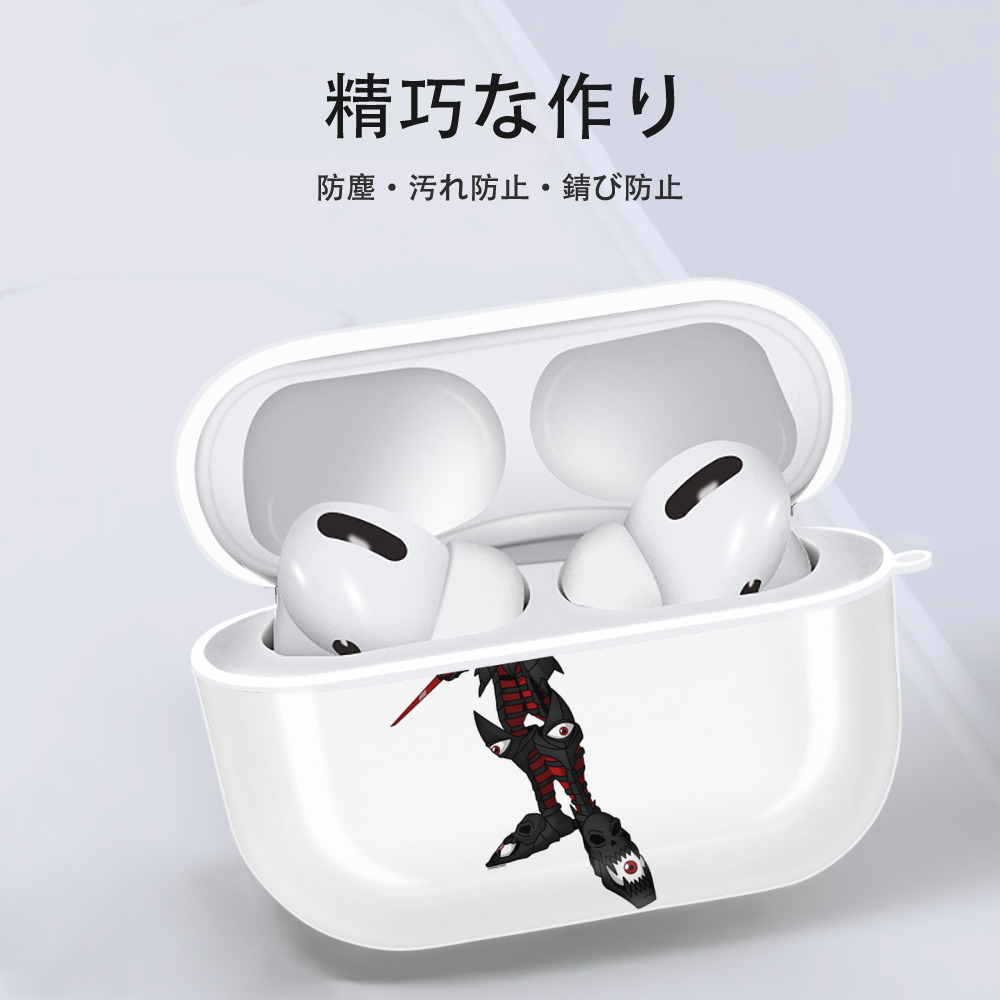Digimon デジタルモンスター/デジモン 【AirPods Pro用】ハードシェル保護ケース 耐衝撃・防指紋・カラビナ付き商品仕様