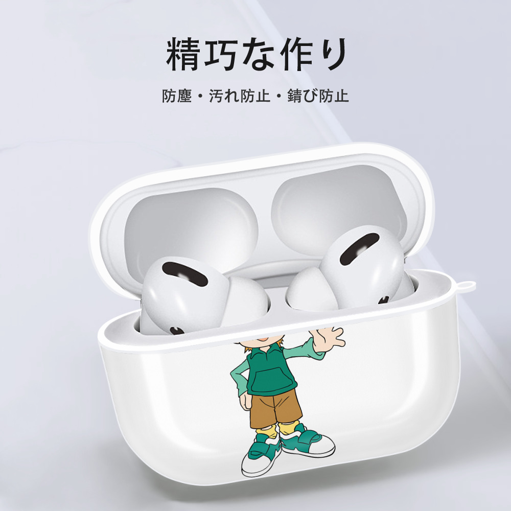 Digimon デジタルモンスター/デジモン 【AirPods Pro用】ハードシェル保護ケース 耐衝撃・防指紋・カラビナ付き商品仕様
