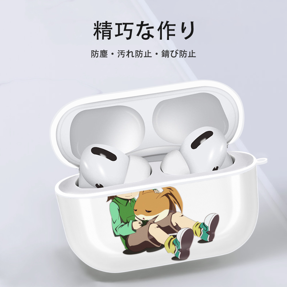 Digimon デジタルモンスター/デジモン 【AirPods Pro用】ハードシェル保護ケース 耐衝撃・防指紋・カラビナ付き商品仕様