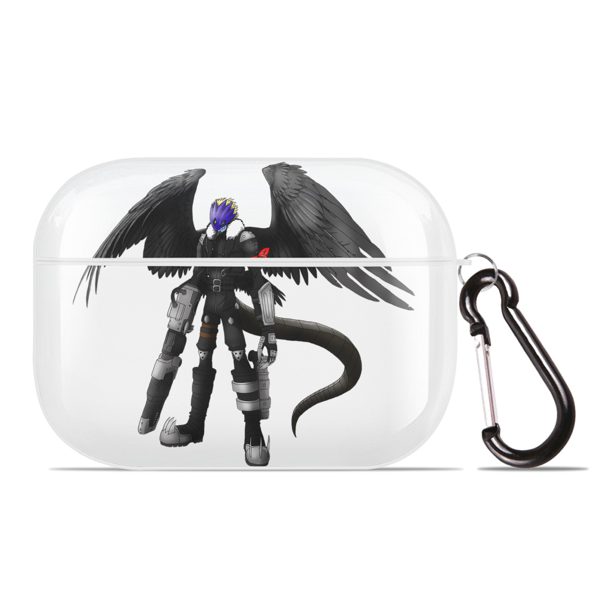 （画像用） Digimon デジタルモンスター/デジモン 【AirPods Pro用】ハードシェル保護ケース 耐衝撃・防指紋・カラビナ付き商品仕様