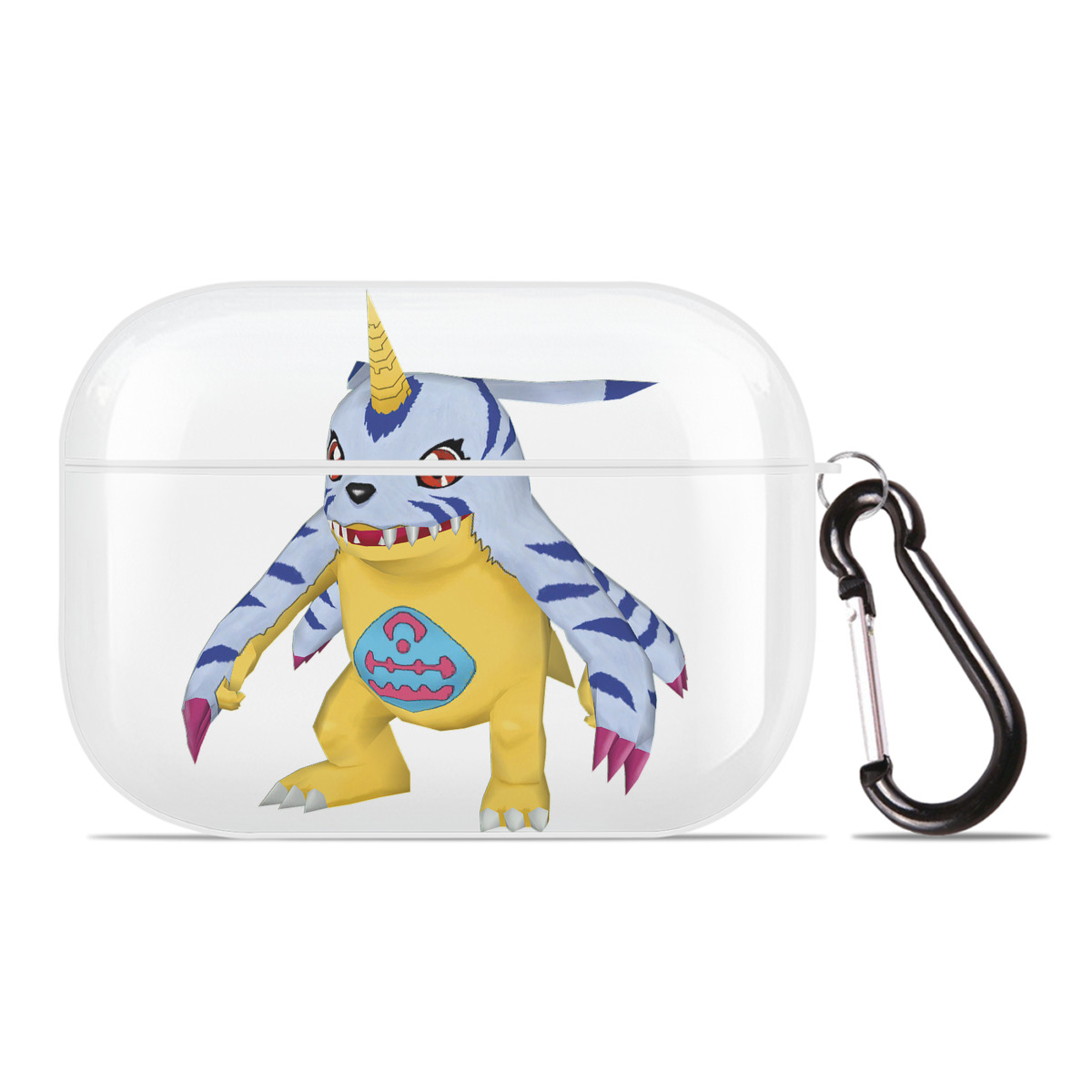（画像用） Digimon デジタルモンスター/デジモン 【AirPods Pro用】ハードシェル保護ケース 耐衝撃・防指紋・カラビナ付き商品仕様