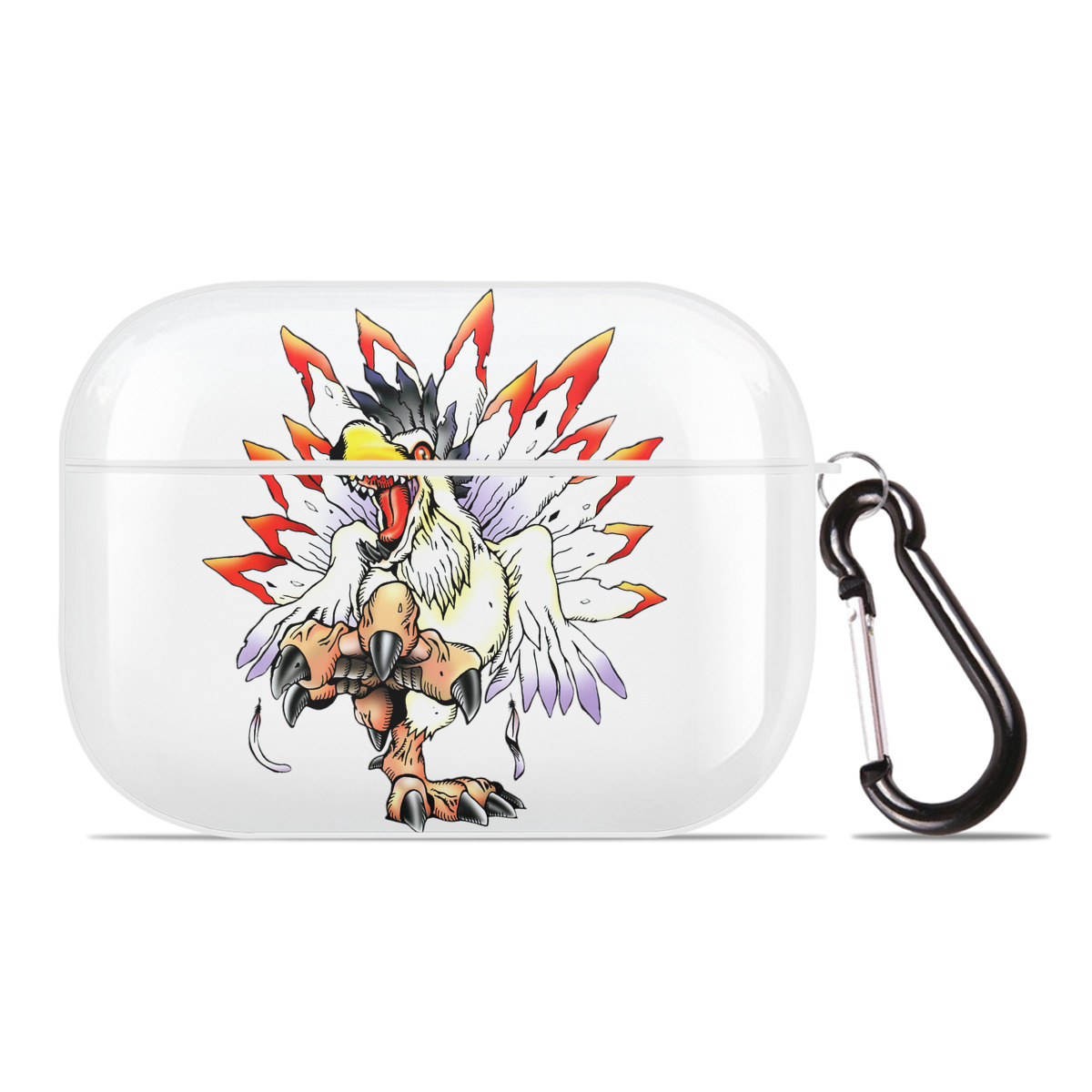 （画像用） Digimon デジタルモンスター/デジモン 【AirPods Pro用】ハードシェル保護ケース 耐衝撃・防指紋・カラビナ付き商品仕様