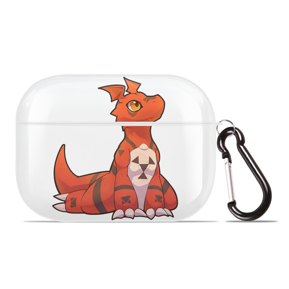 （画像用） Digimon デジタルモンスター/デジモン 【AirPods Pro用】ハードシェル保護ケース 耐衝撃・防指紋・カラビナ付き商品仕様