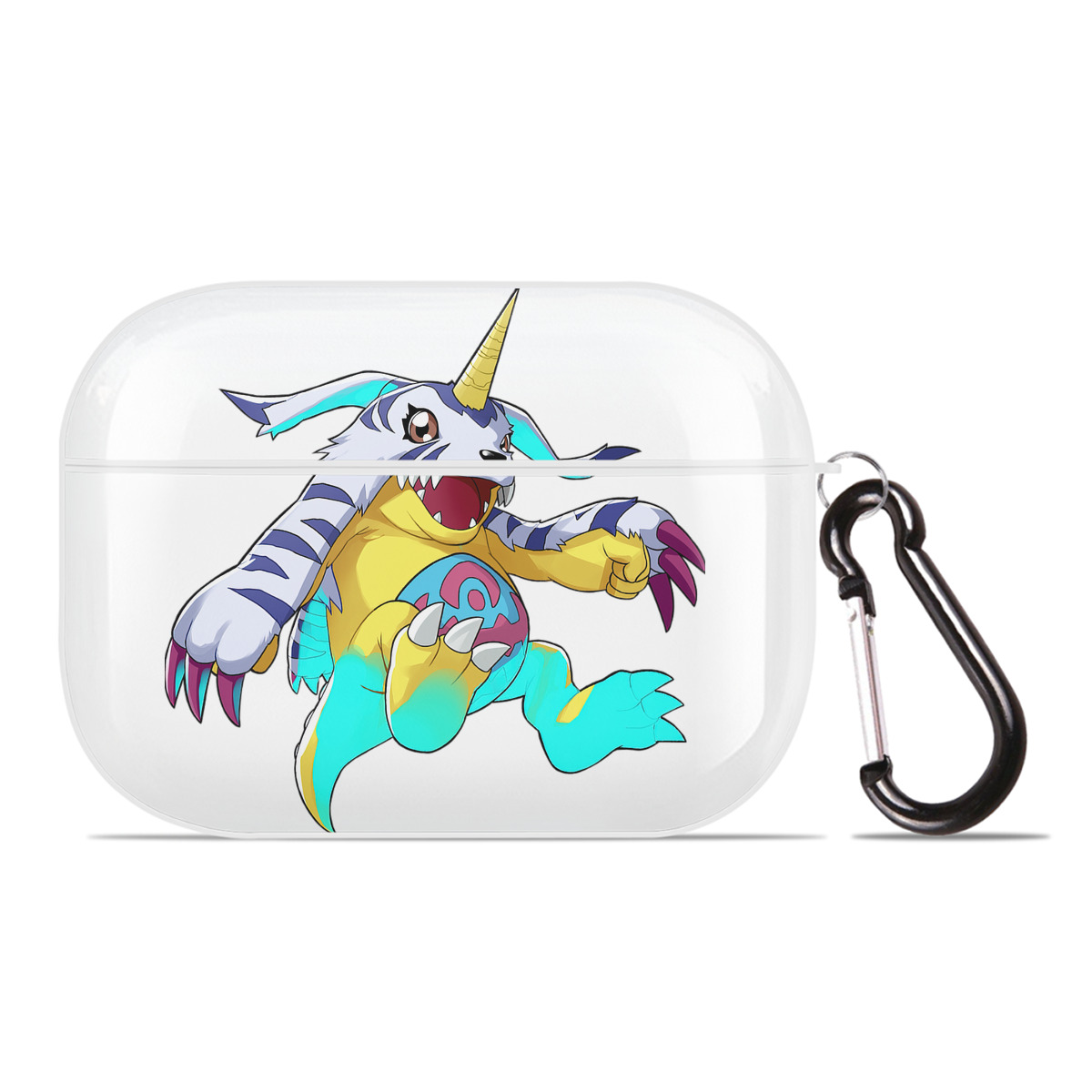 （画像用） Digimon デジタルモンスター/デジモン 【AirPods Pro用】ハードシェル保護ケース 耐衝撃・防指紋・カラビナ付き商品仕様