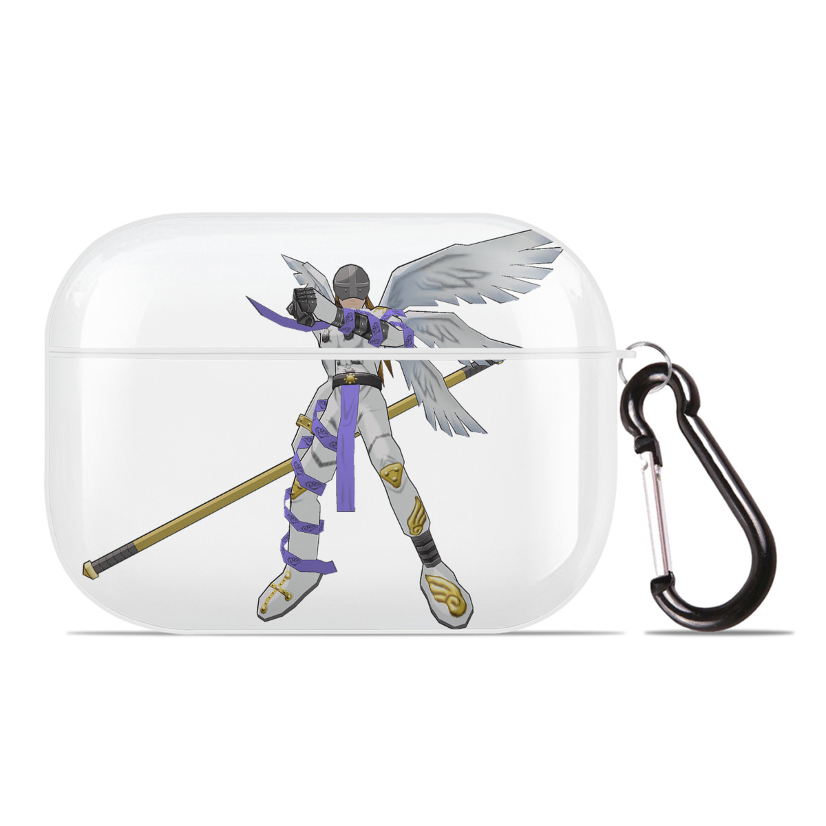 （画像用） Digimon デジタルモンスター/デジモン 【AirPods Pro用】ハードシェル保護ケース 耐衝撃・防指紋・カラビナ付き商品仕様