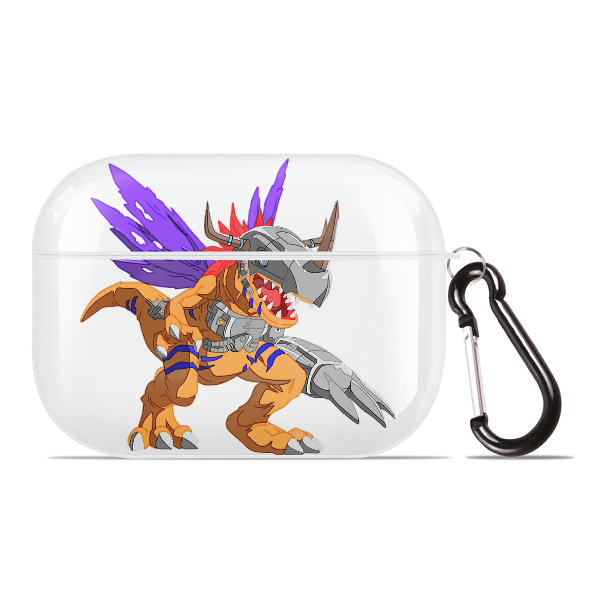 （画像用） Digimon デジタルモンスター/デジモン 【AirPods Pro用】ハードシェル保護ケース 耐衝撃・防指紋・カラビナ付き商品仕様