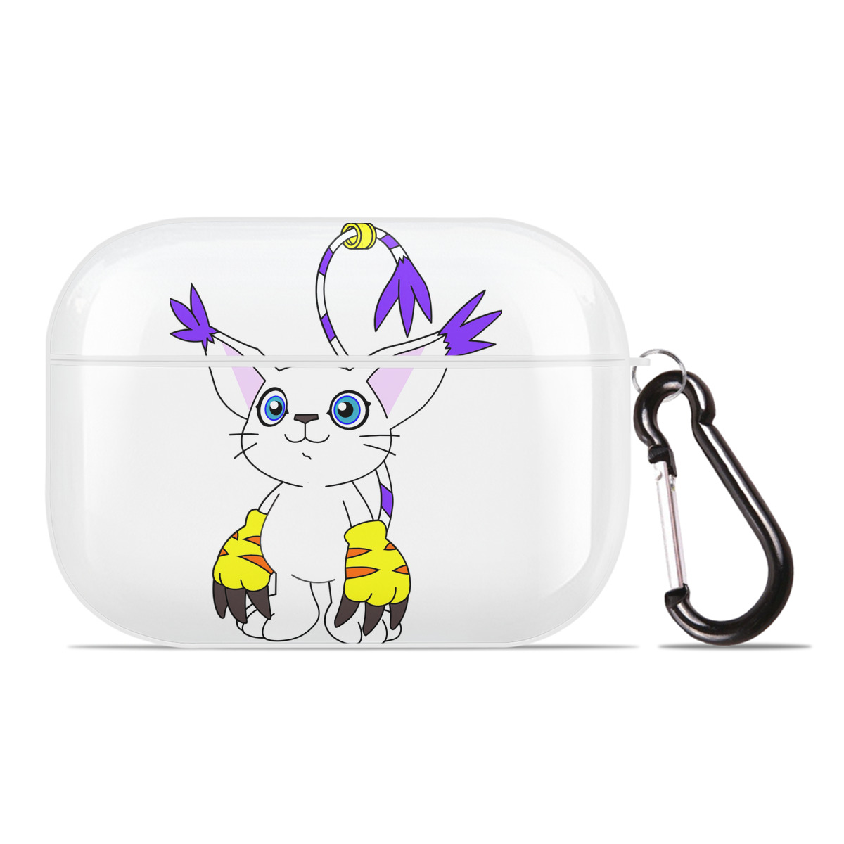 （画像用） Digimon デジタルモンスター/デジモン 【AirPods Pro用】ハードシェル保護ケース 耐衝撃・防指紋・カラビナ付き商品仕様