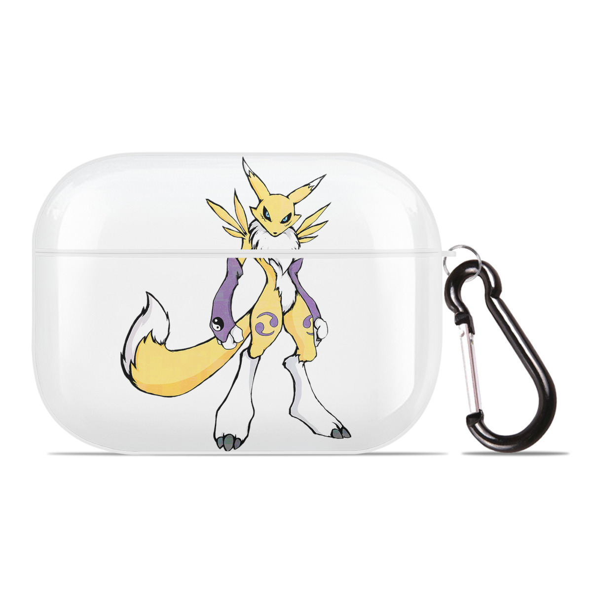 （画像用） Digimon デジタルモンスター/デジモン 【AirPods Pro用】ハードシェル保護ケース 耐衝撃・防指紋・カラビナ付き商品仕様