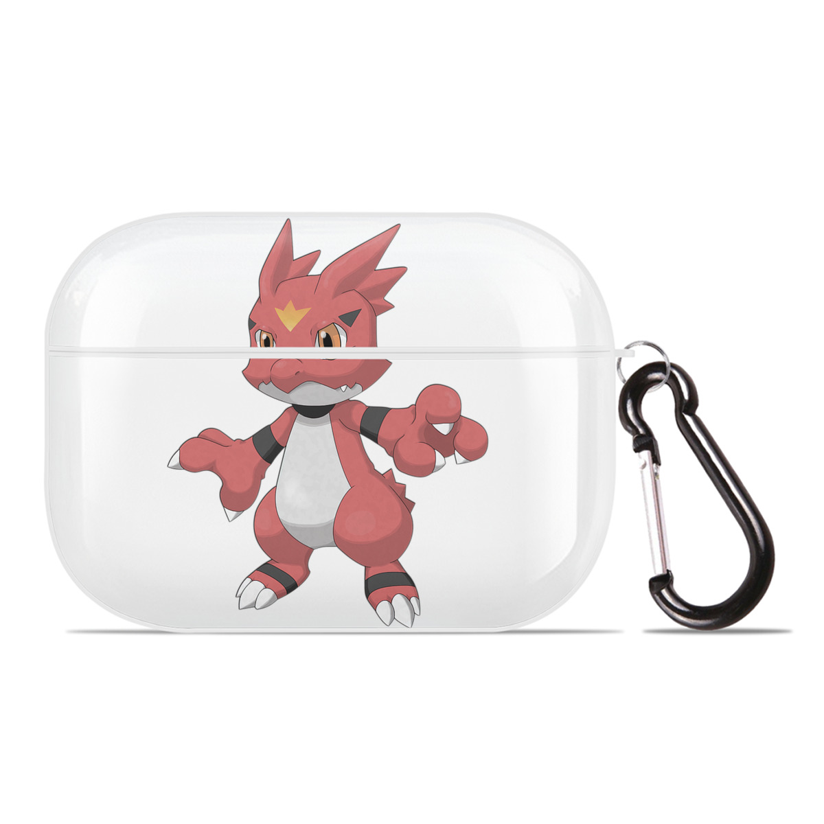 （画像用） Digimon デジタルモンスター/デジモン 【AirPods Pro用】ハードシェル保護ケース 耐衝撃・防指紋・カラビナ付き商品仕様