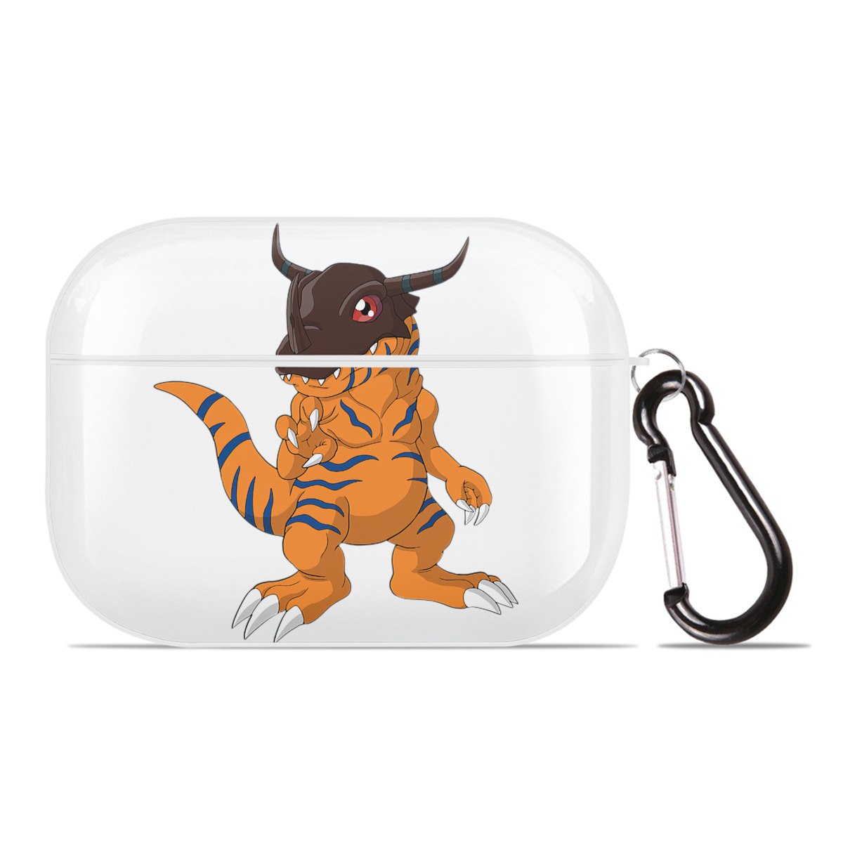 （画像用） Digimon デジタルモンスター/デジモン 【AirPods Pro用】ハードシェル保護ケース 耐衝撃・防指紋・カラビナ付き商品仕様