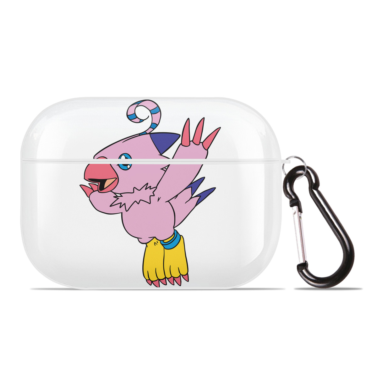 （画像用） Digimon デジタルモンスター/デジモン 【AirPods Pro用】ハードシェル保護ケース 耐衝撃・防指紋・カラビナ付き商品仕様