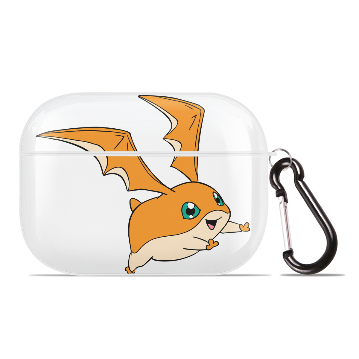 （画像用） Digimon デジタルモンスター/デジモン 【AirPods Pro用】ハードシェル保護ケース 耐衝撃・防指紋・カラビナ付き商品仕様