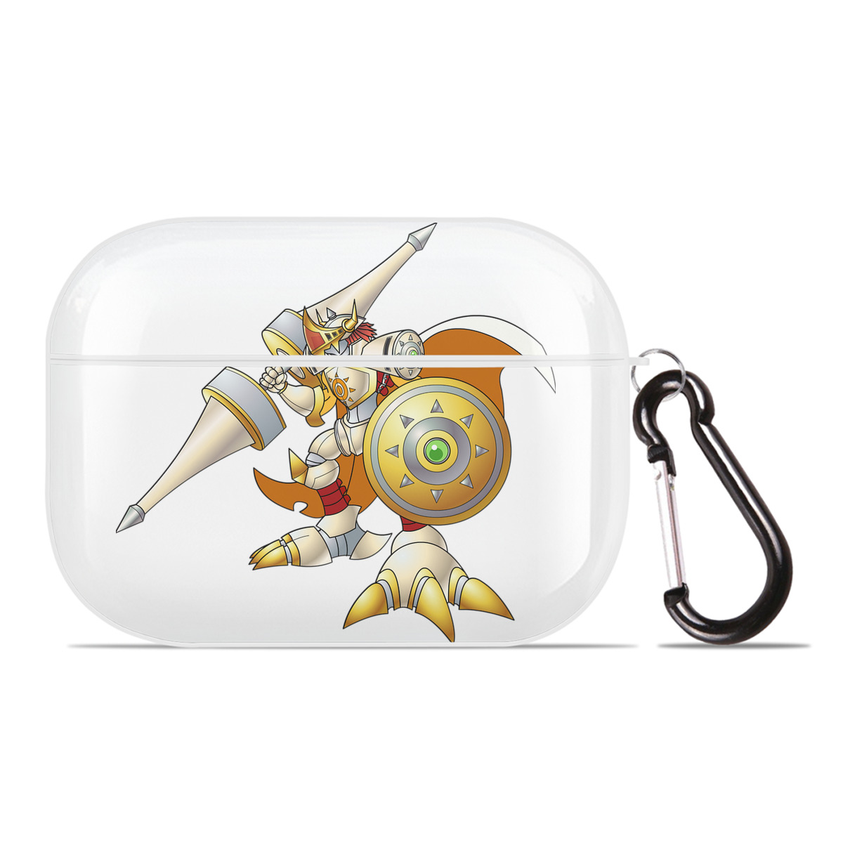 （画像用） Digimon デジタルモンスター/デジモン 【AirPods Pro用】ハードシェル保護ケース 耐衝撃・防指紋・カラビナ付き商品仕様