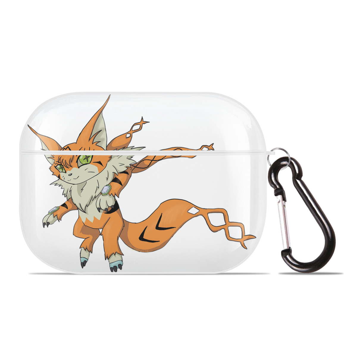 （画像用） Digimon デジタルモンスター/デジモン 【AirPods Pro用】ハードシェル保護ケース 耐衝撃・防指紋・カラビナ付き商品仕様